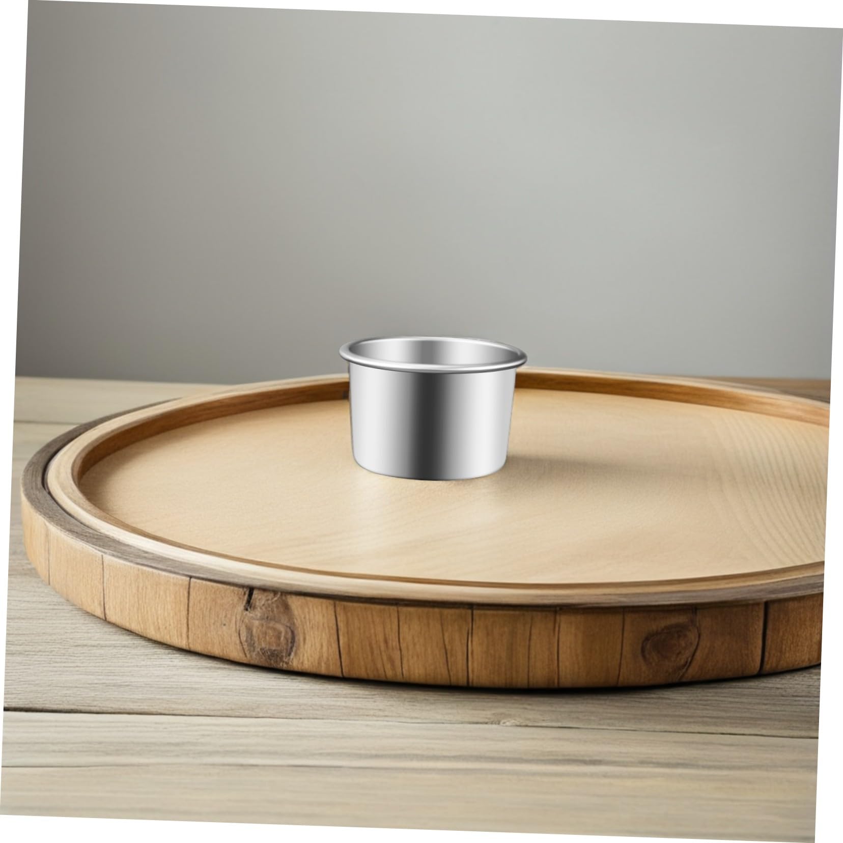 Toyvian 20 Pièces Moule à Gâteau Rond Petit Alliage Aluminium avec Fond Amovible Moules à Pâtisserie Antiadhésifs pour Cheesecakes Mousses et Gâteaux Denses Adaptés Cuisson Maison et