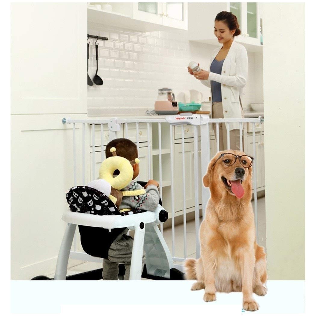 Kindersicherheitstor Treppentor Babyzaun Innenbarriere Haustierzaun Hund Isolationstor (Größe: 155-164cm)