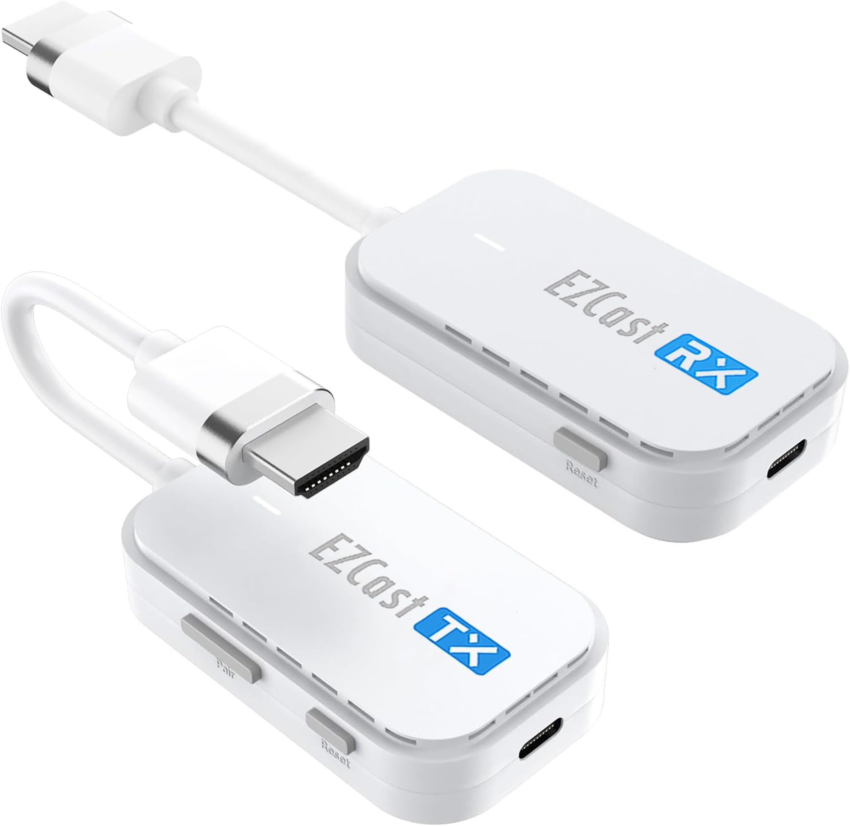 Wireless HDMI Transmitter & Receiver, 1080P 60Hz, Screen Mirroring and Extending for Laptop/PC/Tablet, 30m Range