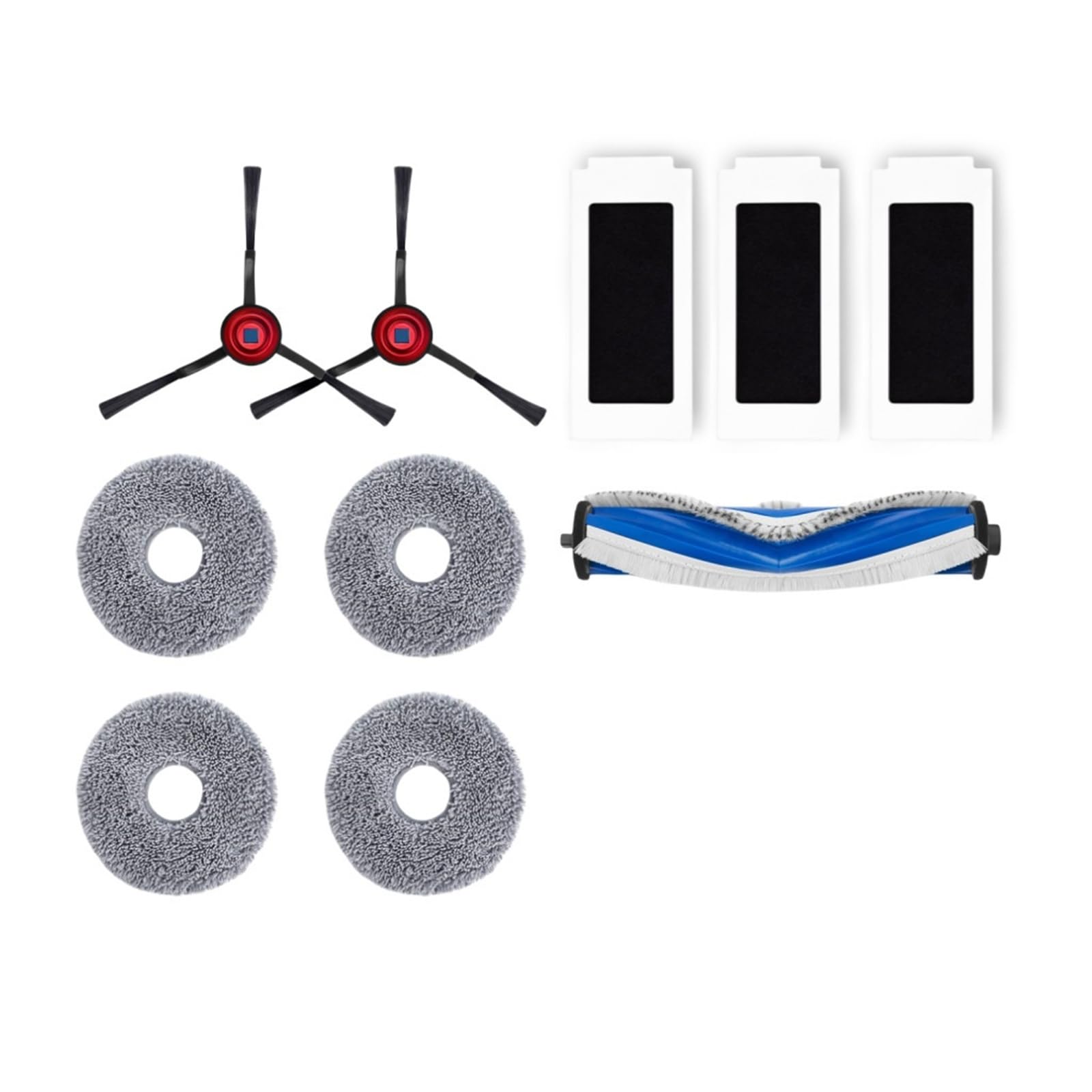 Spare Parts Kit，Compatible For Ecovacs，T30S COMBO Robot Vacuum Parts