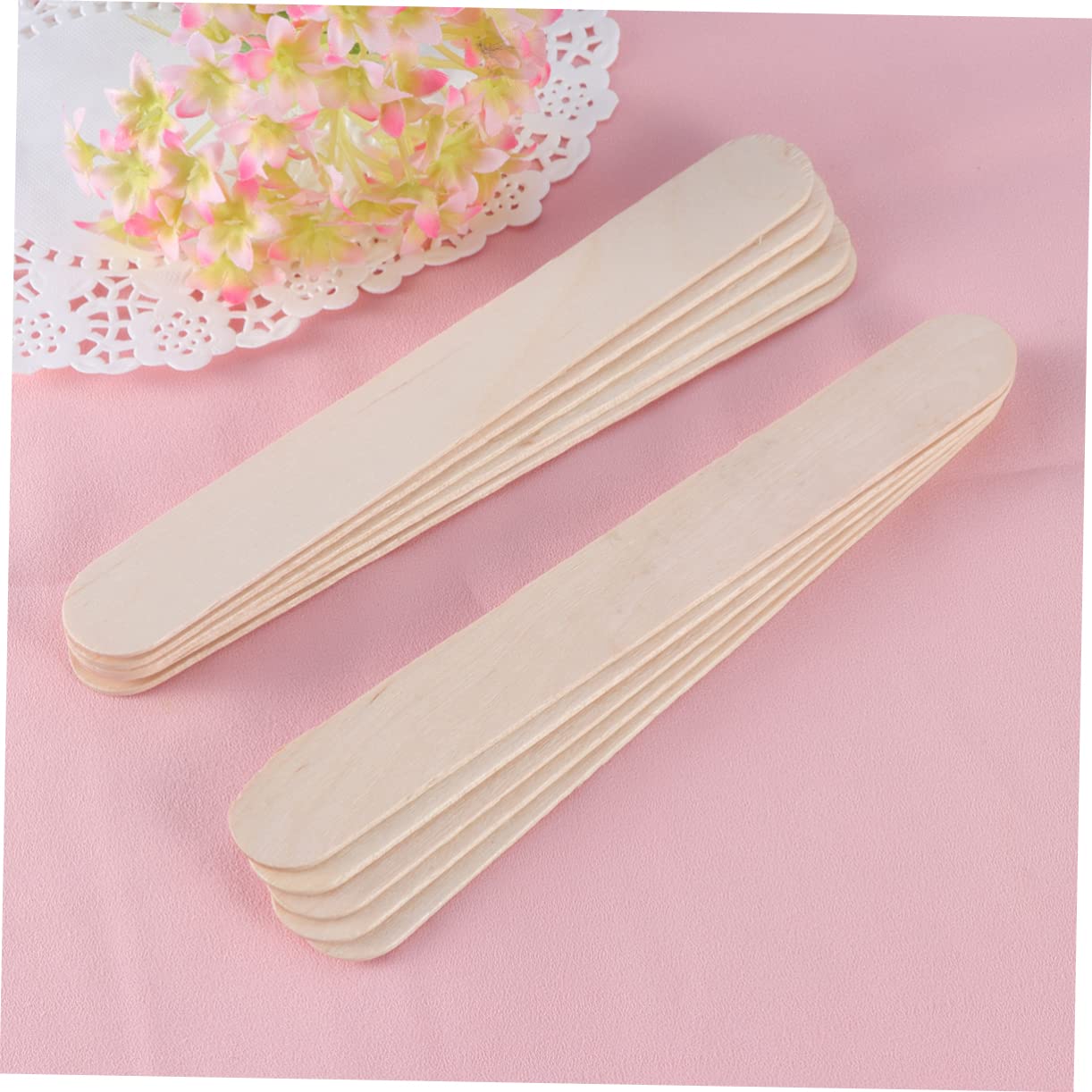 Healeved 1Pcs Wooden Wax Applicator Sticks Versatile Waxing Spatula Tongue Depressors for Hair Removal Home Salon Use Safe Material for Long Term Application