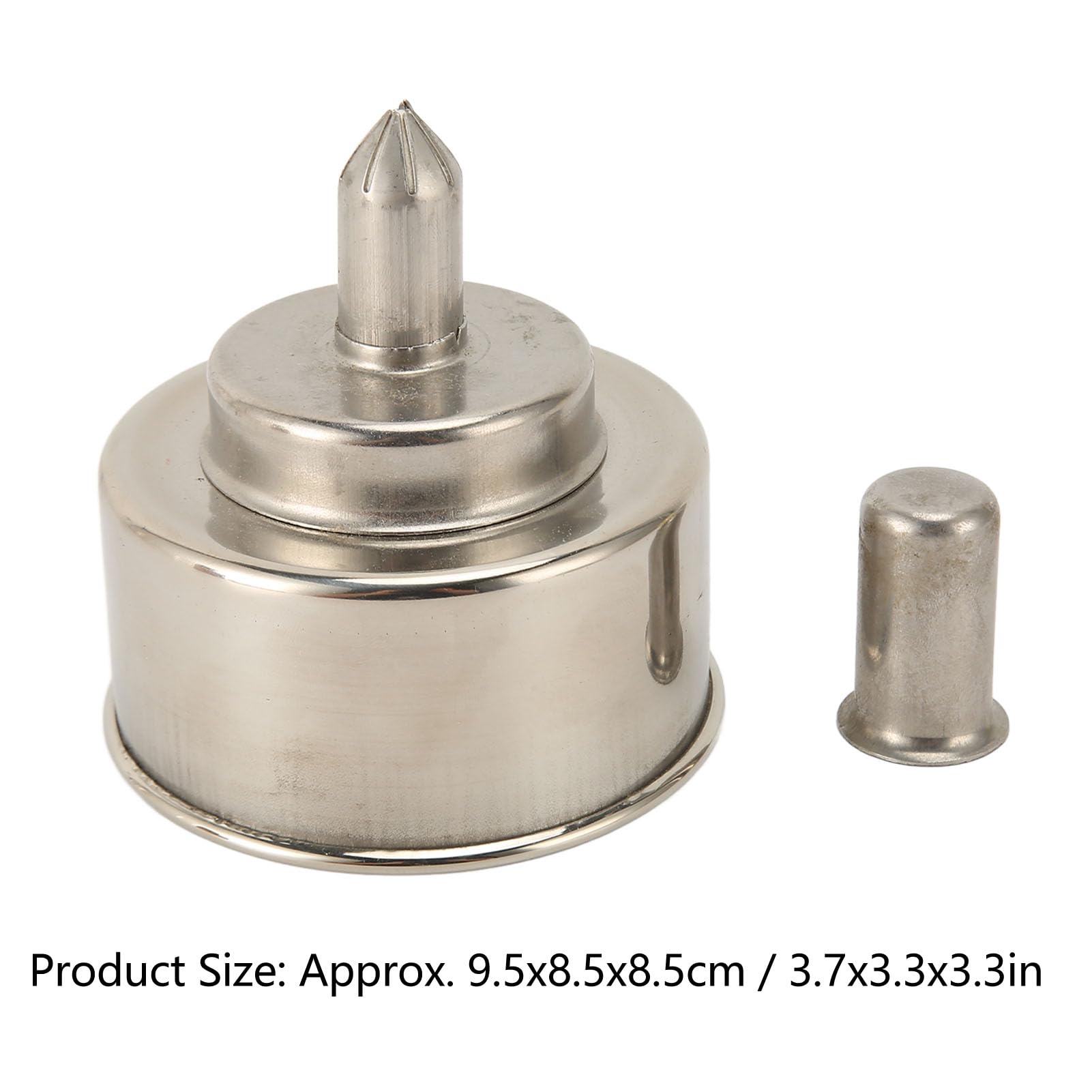 200ml Stainless Steel Alcohol Lamp Burner, Explosion Proof Alcohol Burner Thickened Explosion Proof Craft Laboratory Chemistry Alcohol Burner Dental Lad Lamp
