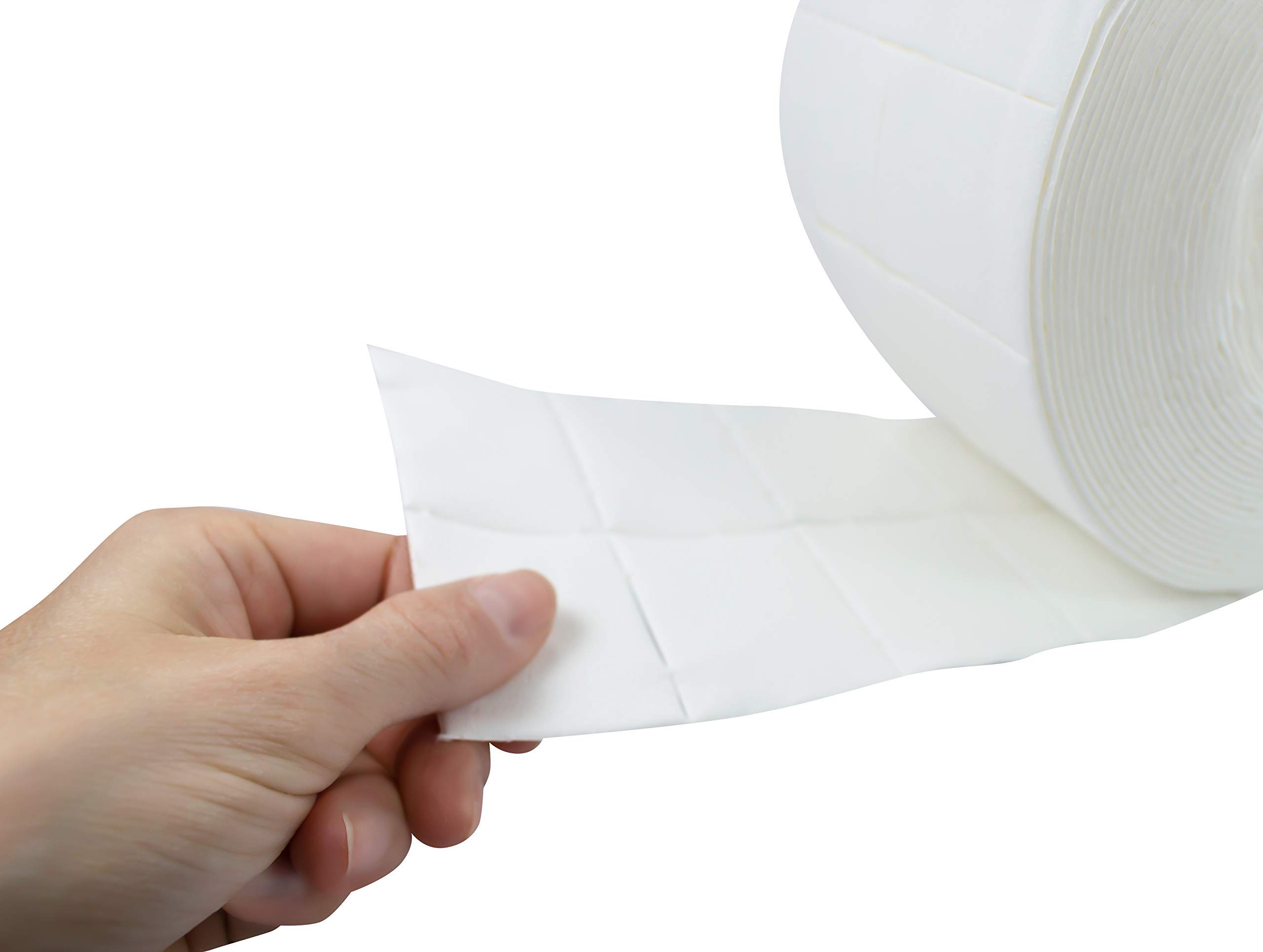 500 (= 1 Rouleau) Cellulose Ecouvillon Stérile Nobazelltupf Écouvillon la Destruction des Cellules Zellette Pads par Rouleau Emballage Stérile de Noba