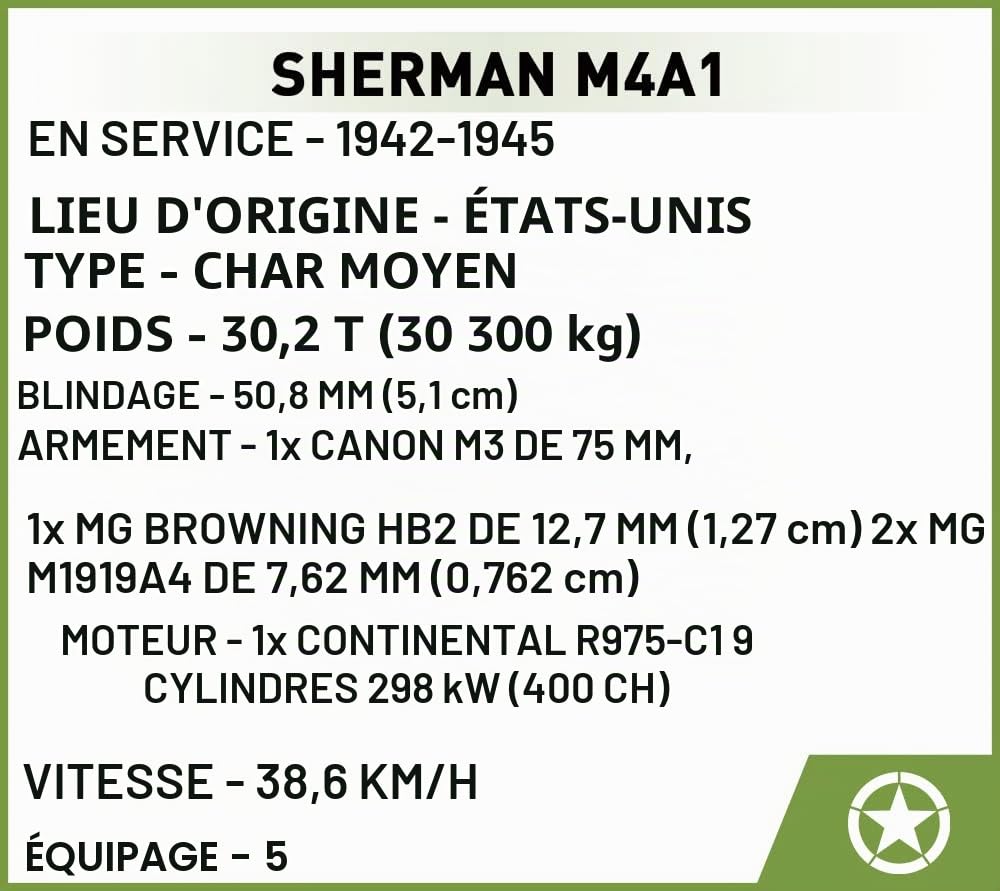 COBI Sherman M4A1