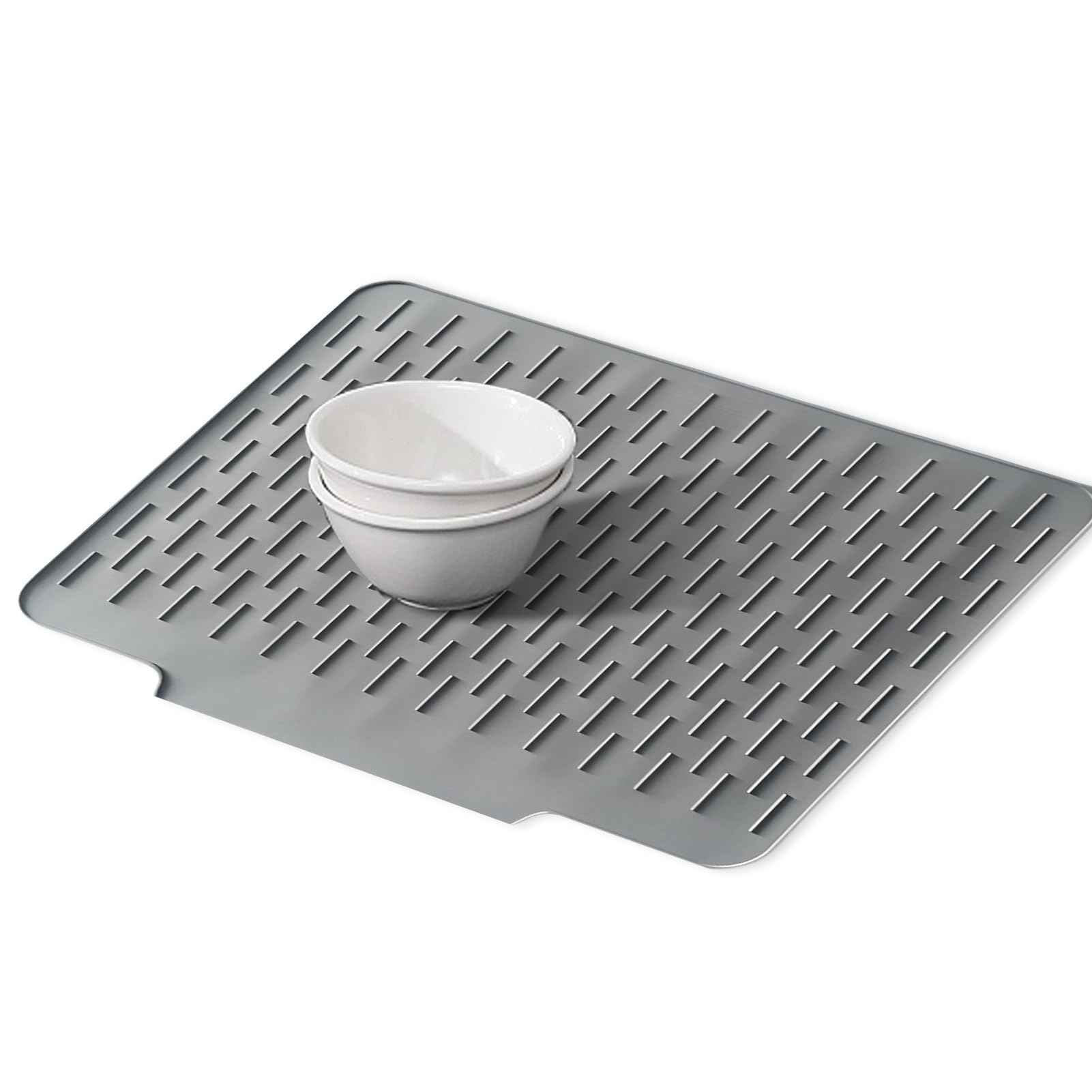 Tapis filtrant à eau en silicone pour éliminer l'eau stagnante sur votre comptoir de cuisine