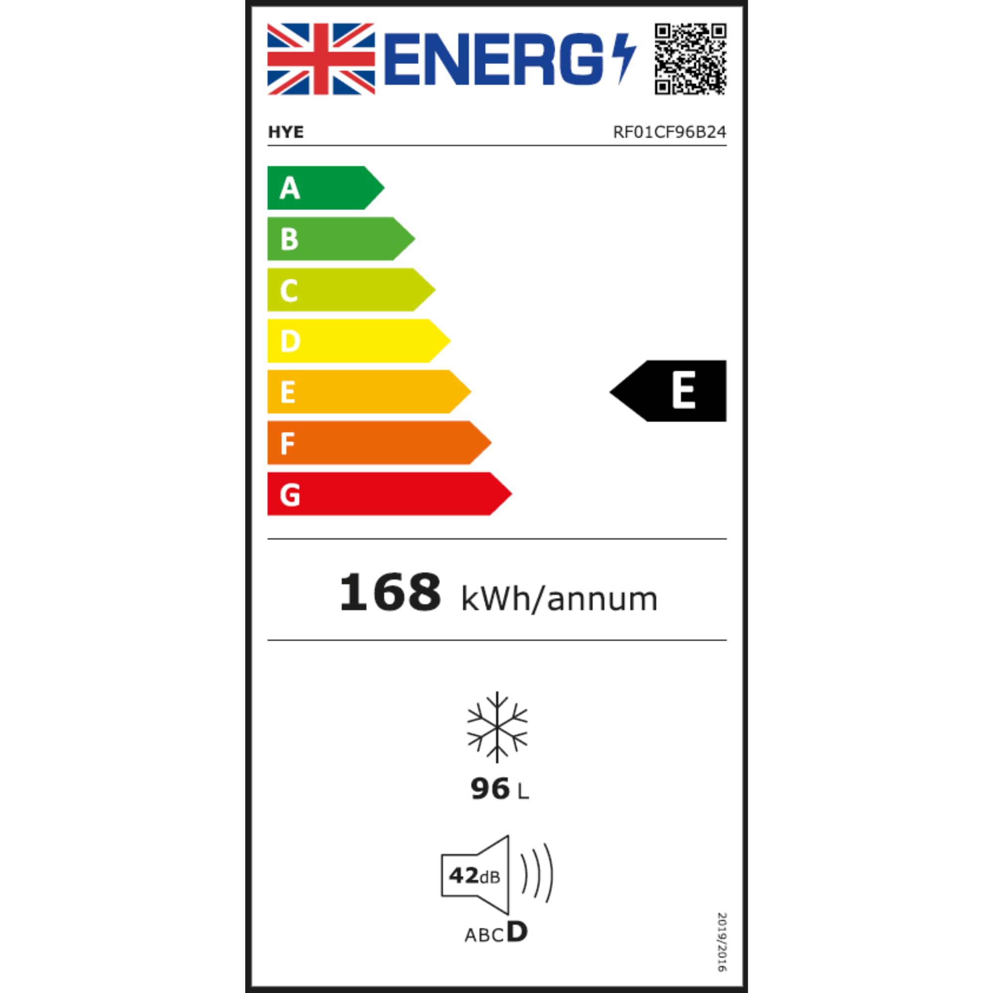 HYE Chest Freezer - 96L Freezer, Quiet 42 dB Operation, Mechanical Temperature Control, Freestanding Design, Black, Suitable For Garages & Outbuildings - RF01CF96B24 — view 9