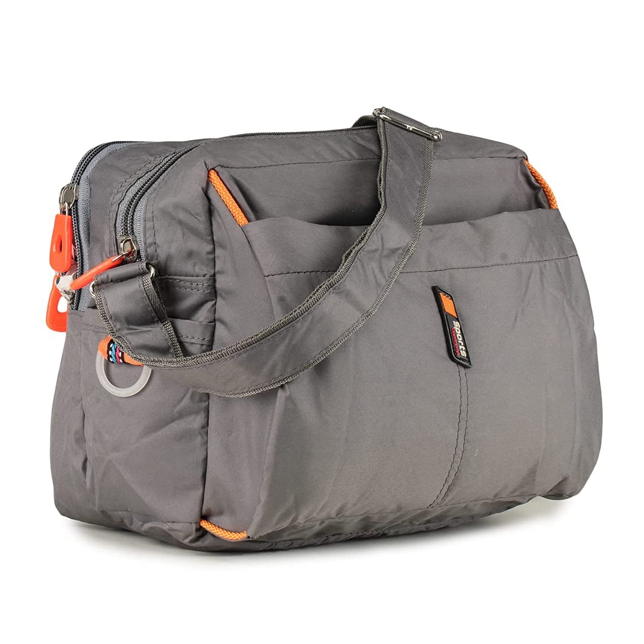SF LIVE Mens and Womens Polyester Sling Crossbody Bag 8X3X8Inches(Grey) (B09TKNSZ98) Amazon Price History, Amazon Price Tracker