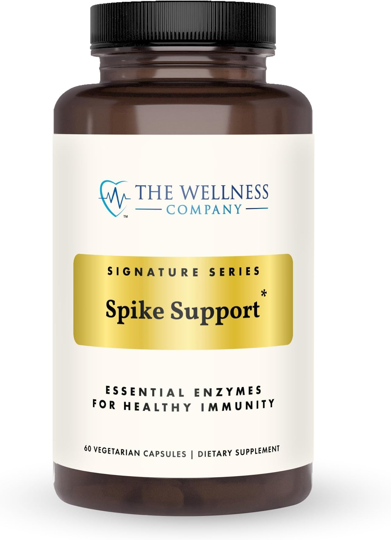 Spike Support - Detox, Immune Health, Blood Flow, Anti-Clotting - Nattokinase, Dandelion Root, & Black Sativa | 60ct (1 Month Supply)