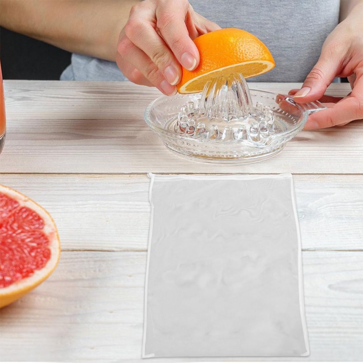 Wine Straining Bag Polyester Reusable Fine Mesh Filter