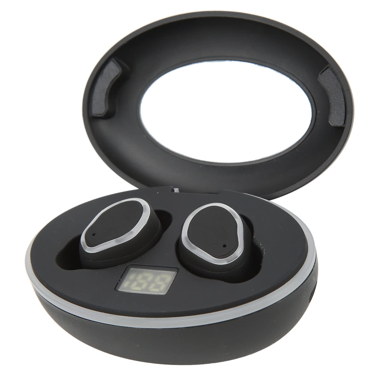 Auricolari Bluetooth sportivi, senza fili, con cancellazione del rumore dei bassi, per palestra e attività all'aperto, materiale ABS, 2 unità