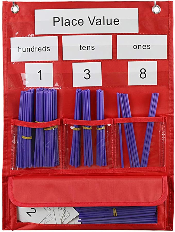 Counting and Place Value Pocket Chart Amazon.ca Office Products