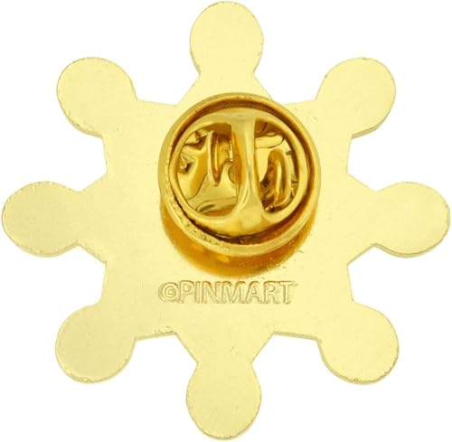 Miniatura 3 de PinMart Pin de solapa esmaltado de concienciación, pin de cinta chapado en níquel y oro, cinta de prevención y concienciación, broche de joyería con