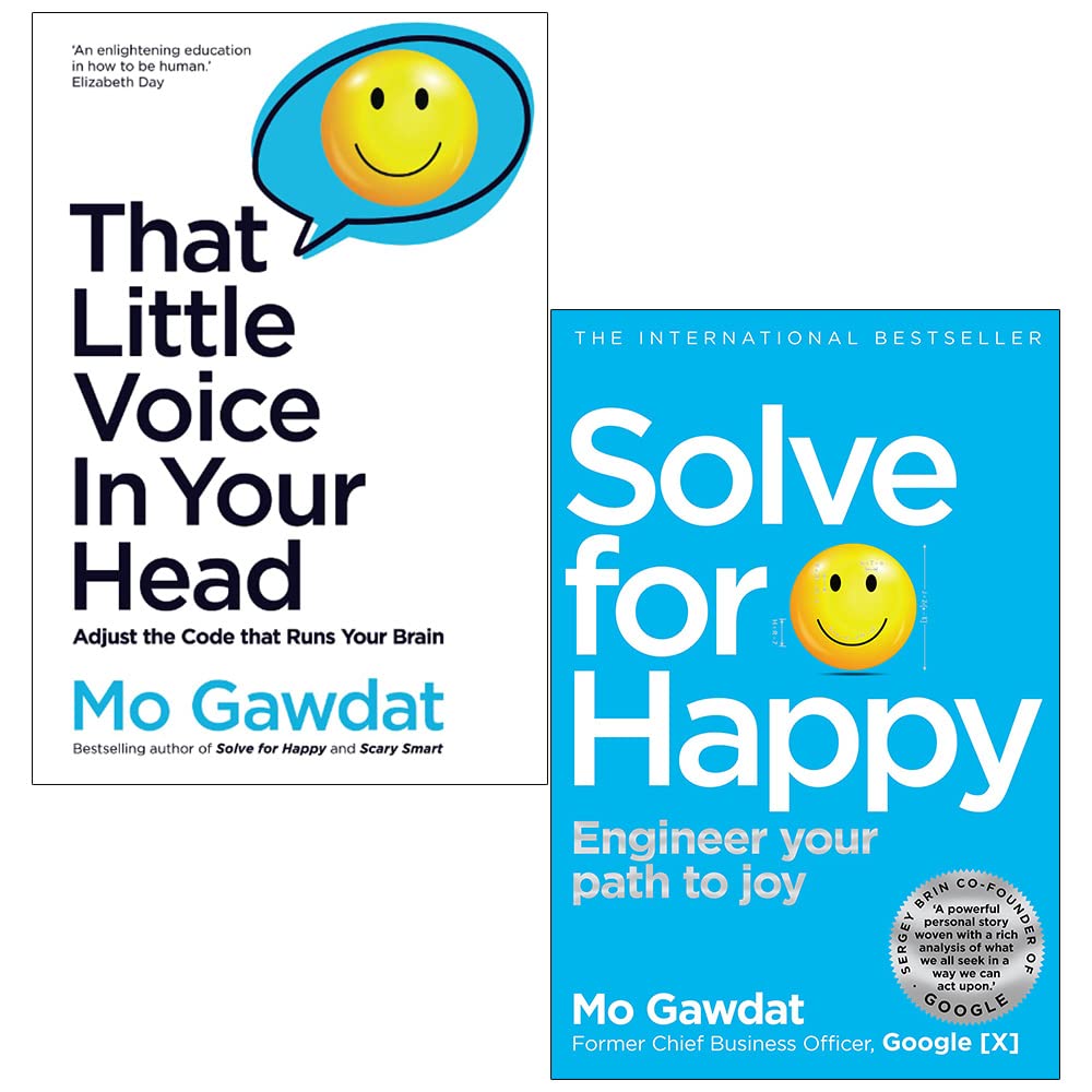 Mo Gawdat Collection 2 Books Set (That Little Voice In Your Head, Solve For Happy)