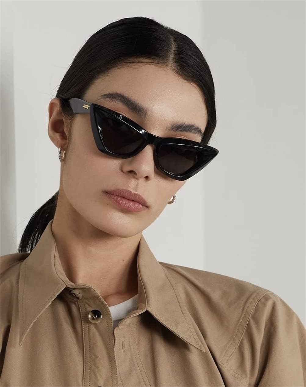 GIFIORE Retro Cat Eye Sunglasses For Women Vintage Narrow Pointy Cateye Sun Glasses - Image 3