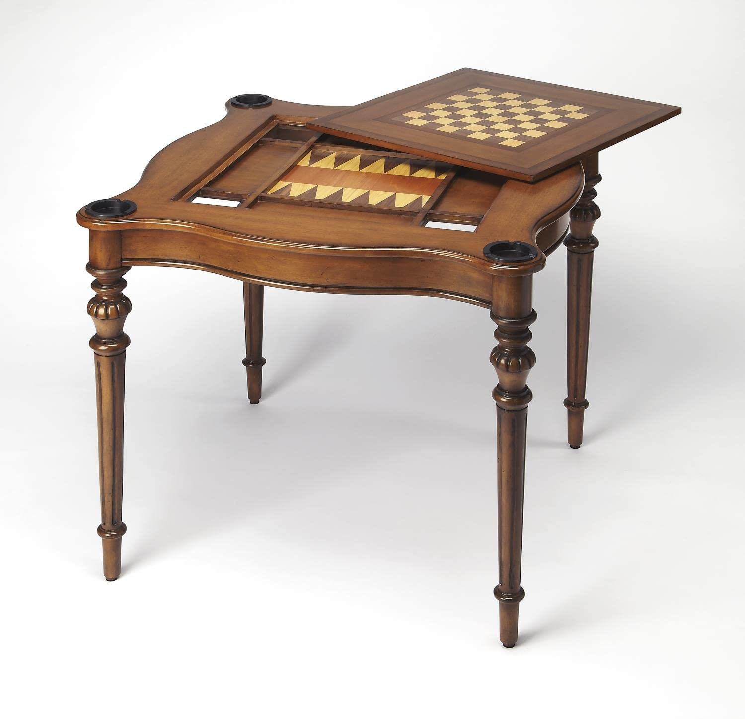 Amazon.com: Butler Eastwick Antique Cherry Game Table : Home & Kitchen