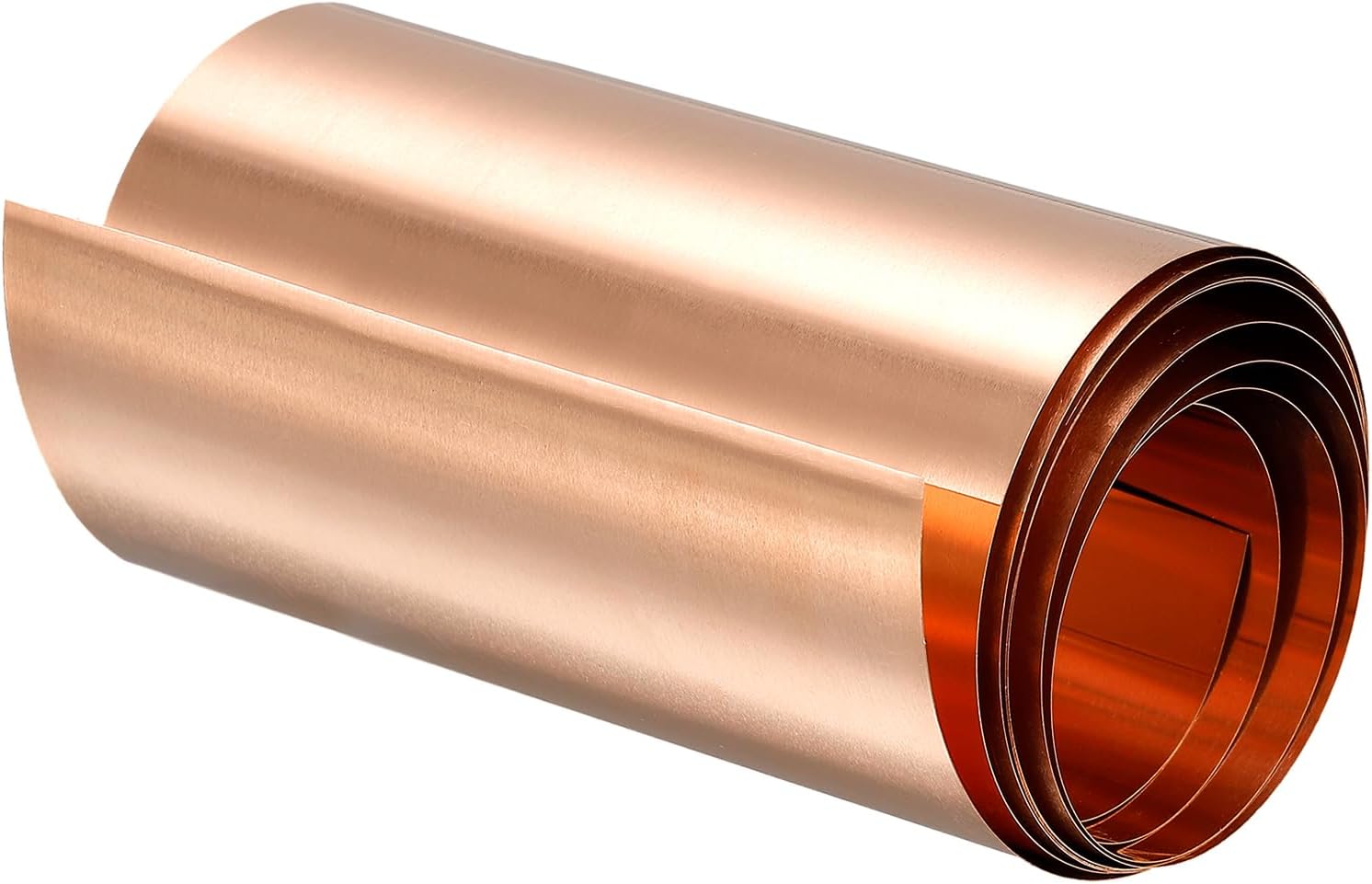 uxcell Copper Sheet Roll, Metal Foil Plate 1000mm x 80mm x 0.1mm
