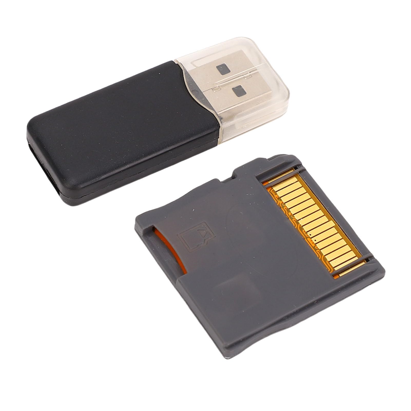 Tarjeta Flash de Videojuegos, Tarjeta de Memoria Flash con Chip ASIC y Lector de Tarjetas, para XL 2DS 3DS 3DS XL New New 2DS (Silver)
