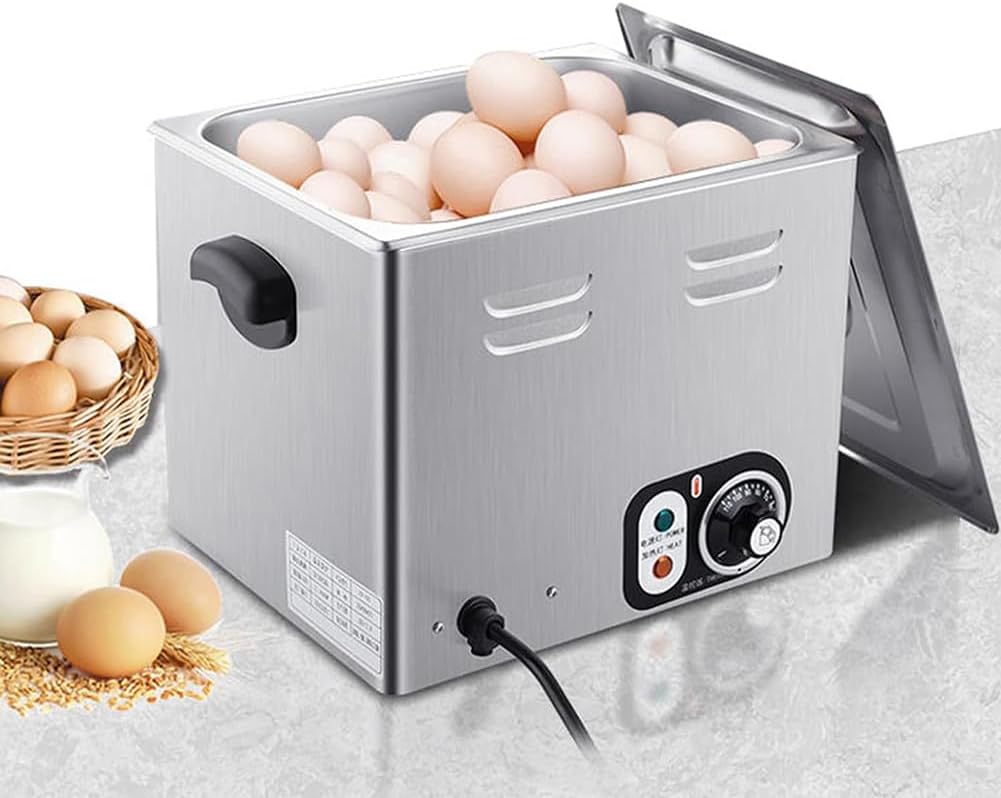 Commercial Hot Spring Egg Boiler, Egg Boiler Machine, 0-110℃ Temperature Adjustment, U-Shaped Tube Heating, Stainless Steel Material, High Capacity, for Restaurant,