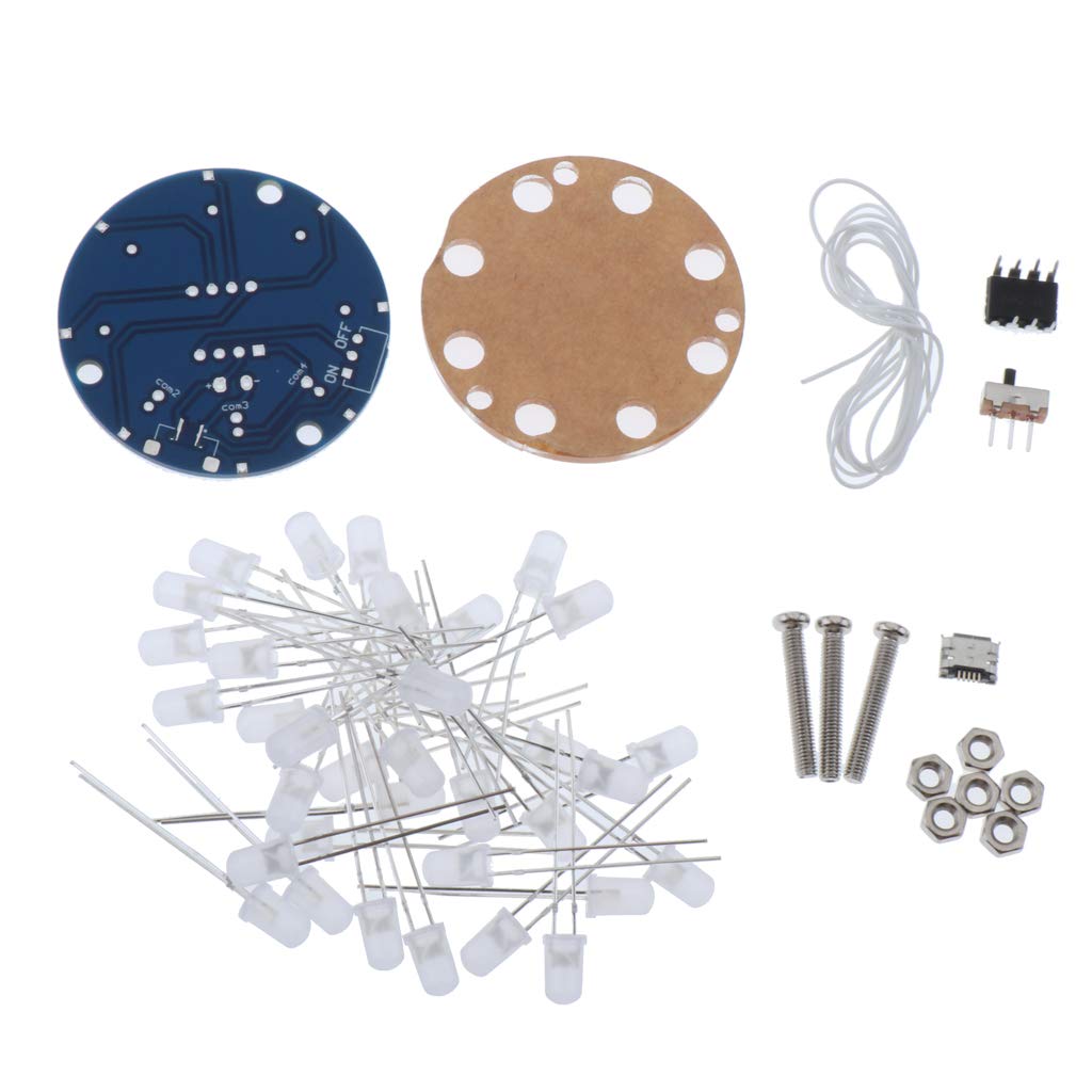 LOOM TREE® DIY LED Cylinder Kit Christmas Star w/ 23 Breathing Effect Decor Green | 1Pc Diy Touch 3X3X4 Color Led Light Cube Kit