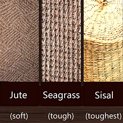 Corda Sisal de 6 mm para reparo de arranhadores de gatos e substituição de poste de arranhões, móvei