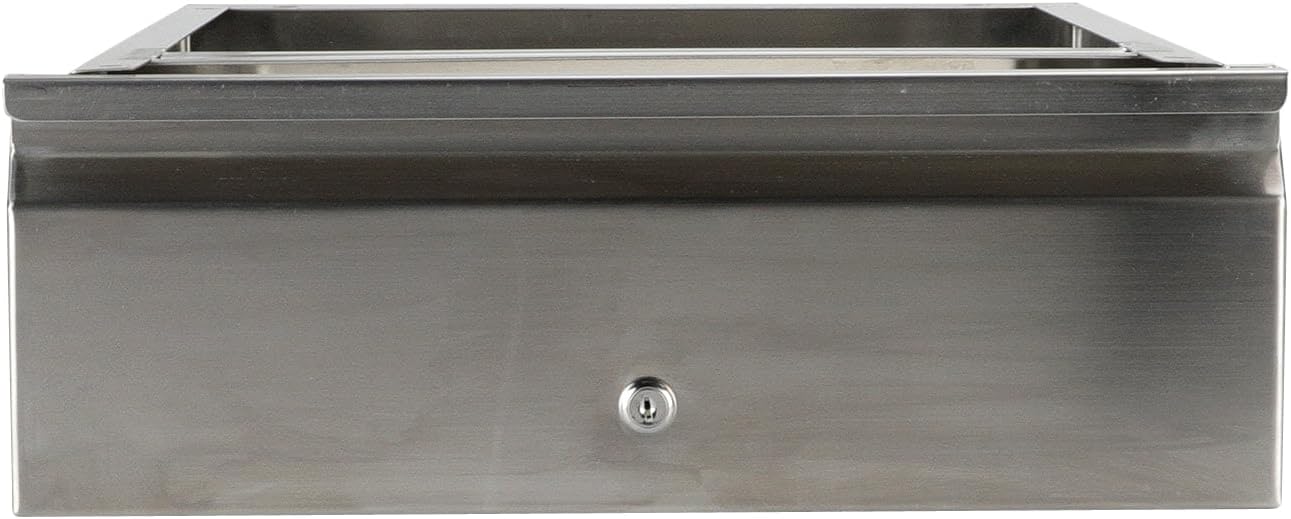 COMPONENT HARDWARE - Stainless Steel Heavy Duty Drawer Assembly with Cylinder Lock - Secure and Versatile Storage Solution