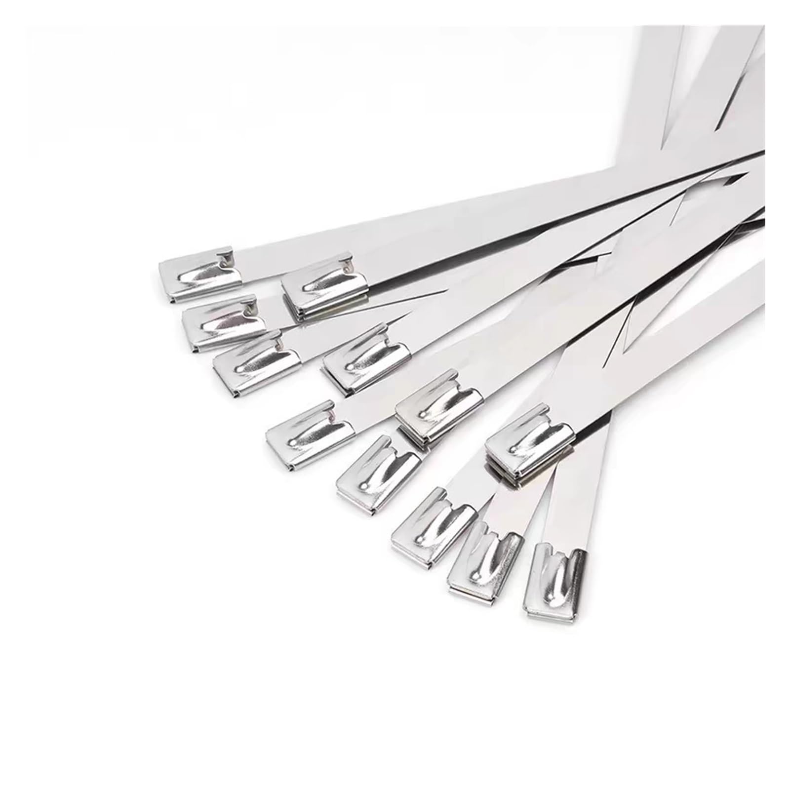 Opaski kablowe ze stali nierdzewnej do kabli ze stali nierdzewnej 304 #, 19mm wytrzymały samoblokujący zamek błyskawiczny kołnierz (19x500mm(20pcs))
