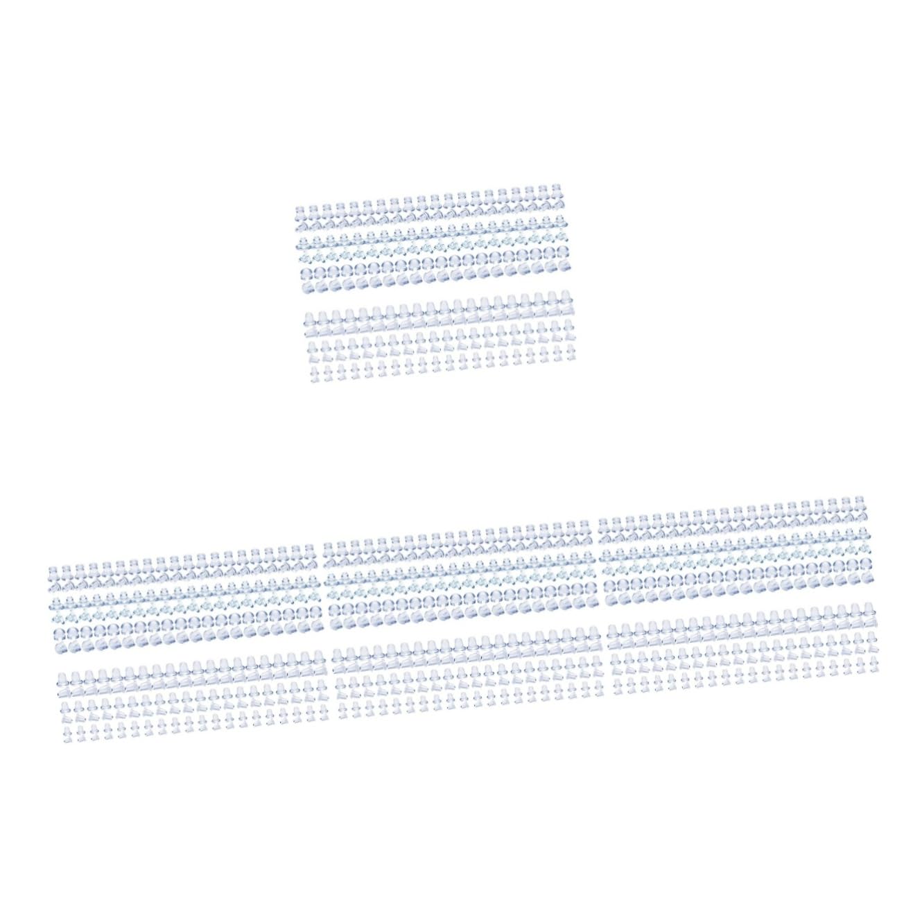 EXCEART 4 Scatole Di Fermagli Per Orecchini in Silicone Per Fermagli Per Orecchini Antiscivolo i Per Kit Per La Creazione Di Accessori Per