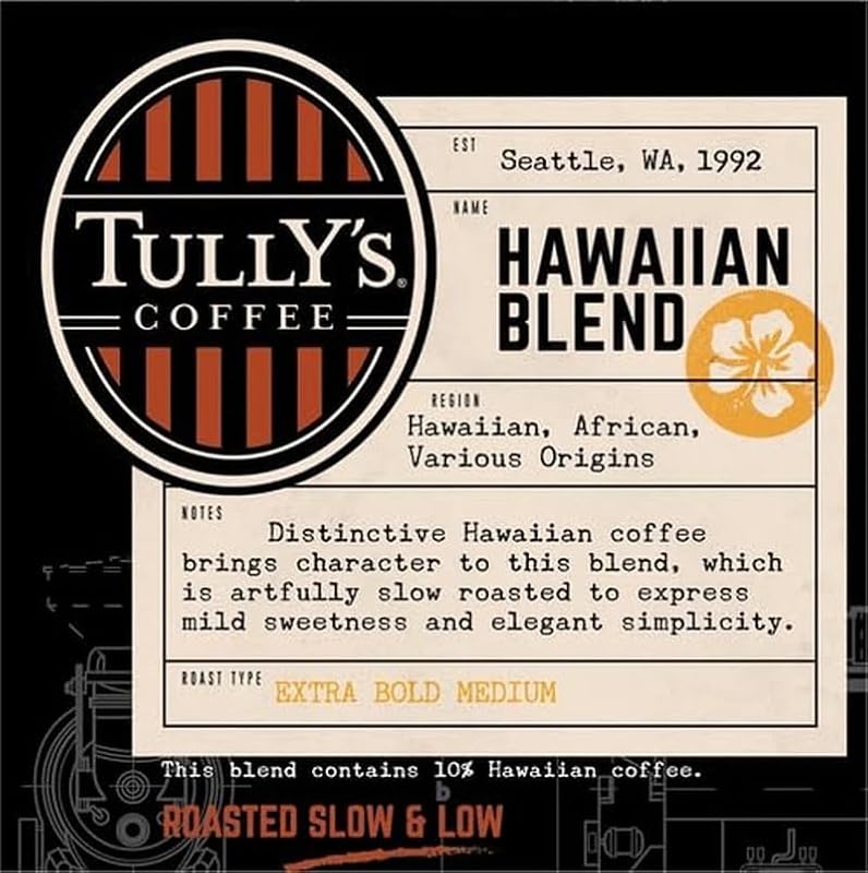 Coffee Hawaiian Blend Coffee Keurig Single-Serve K-Cup Pods, Medium Roast, 10 Count