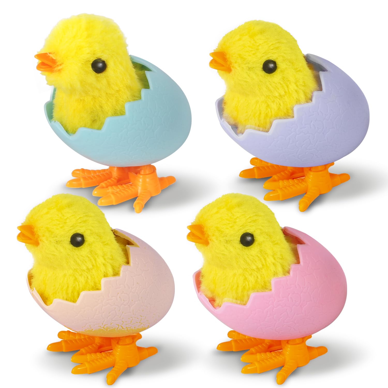 Click to get Chick Bunny Wind Up Toys for Kids 4 PCS Clockwork