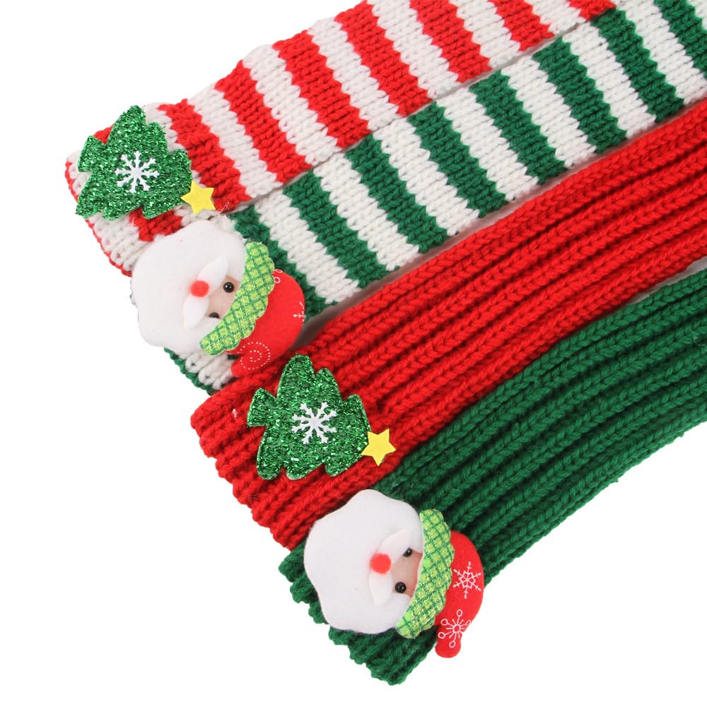 Amaxiu Christmas Cat Dog Scarf, Pet Santa Scarf Cute