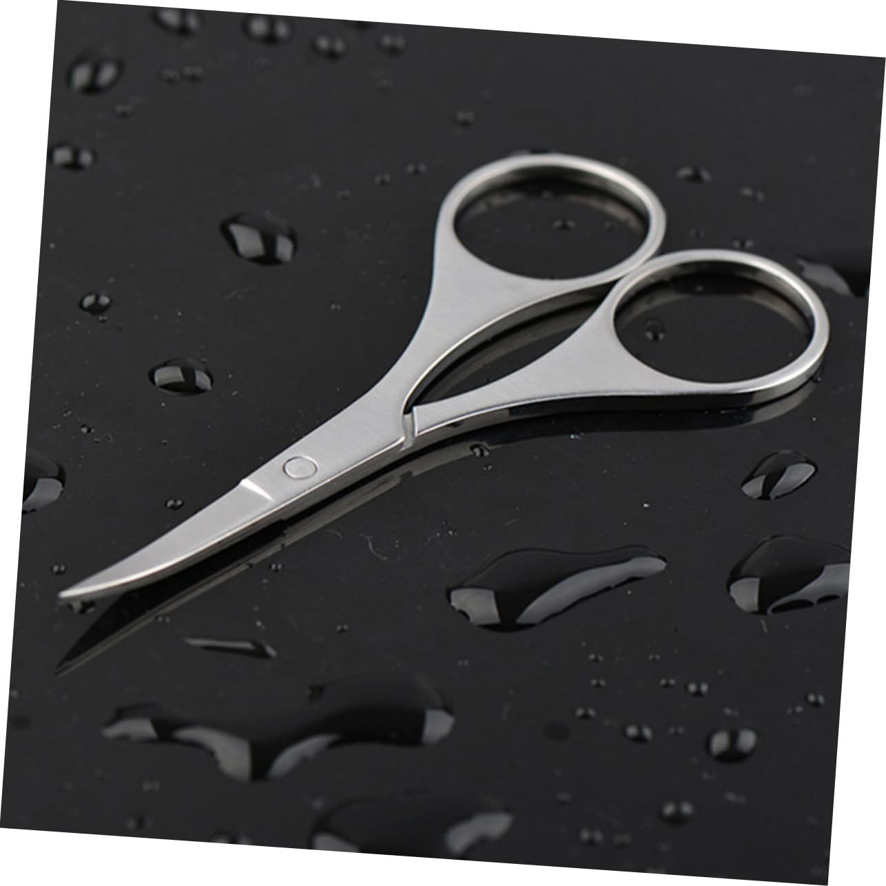 Tijeras Inoxidable Nasal Cejas y Vello para Seguridad de Acero | Puntas Redondeadas, Hojas Precisas, Agarre Fácil Acabado Plata, Recorte para Vello de Oreja