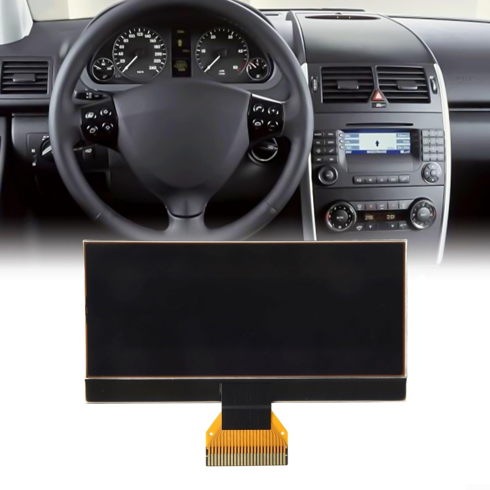 Schermo LCD del pannello di visualizzazione del gruppo strumenti per Mercedes Classe A W169 Classe B W245 2004-2012 cruscotto