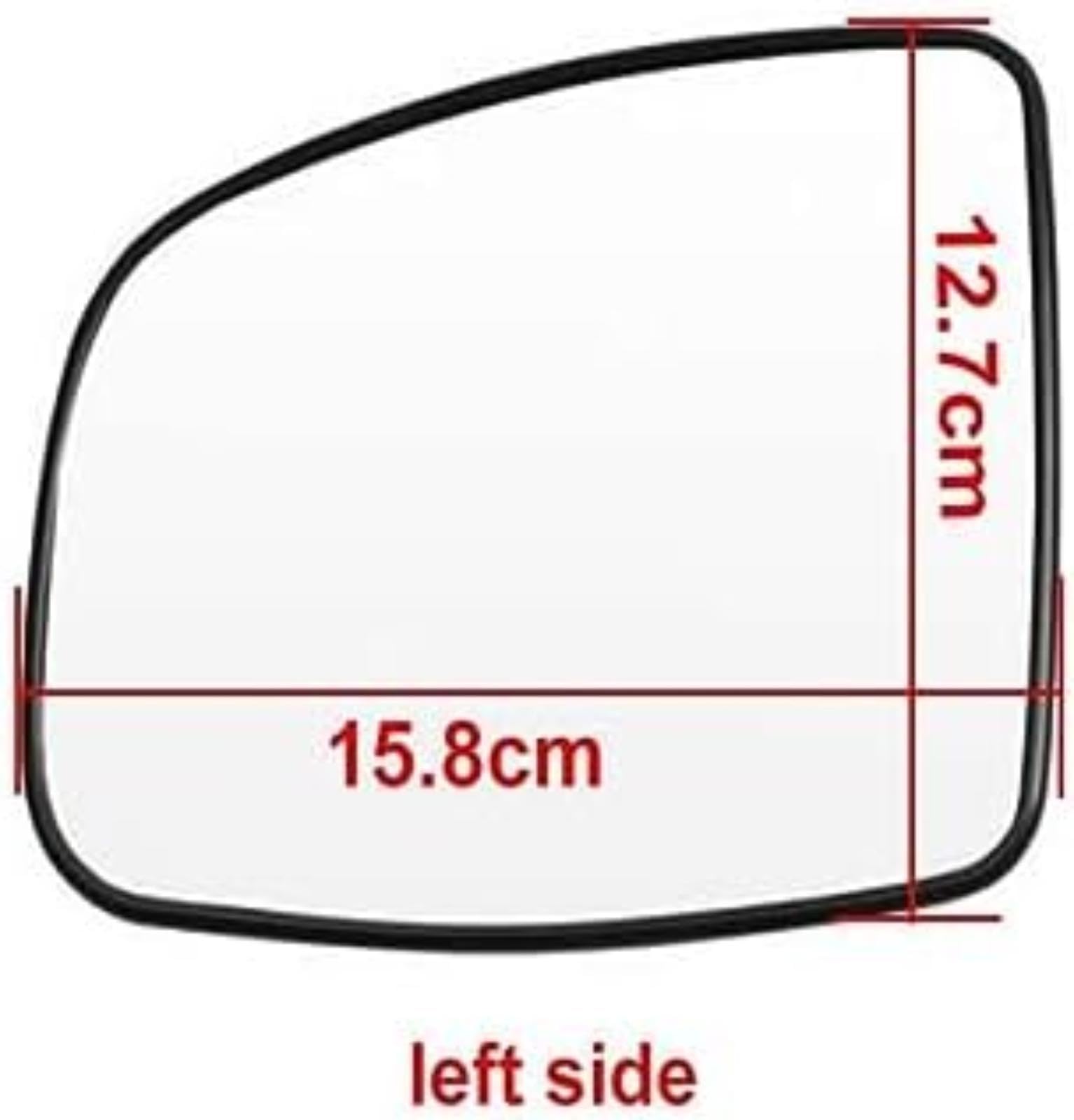 Szkło lusterka bocznego samochodu, dla miasta 2015-2019 Zewnętrzna soczewka boczna Lusterka wsteczne drzwi bez ogrzewania Lusterko boczne samochodu (C 2PCS left (C 2PCS left and right)