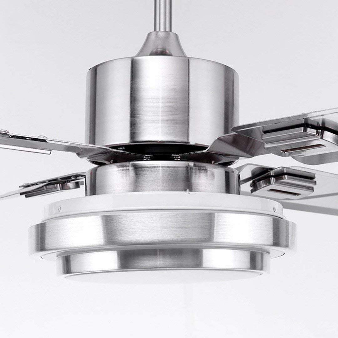 SanBeans - Lampada Da Soffitto Con Ventilatore A Led Da 40 Cm, Camera Da Letto Moderna Con Telecomando A 6 Velocità Lampada Da Soffitto Con Ventilatore Da 48 W Silenzioso, Dimmerabile, Nero
