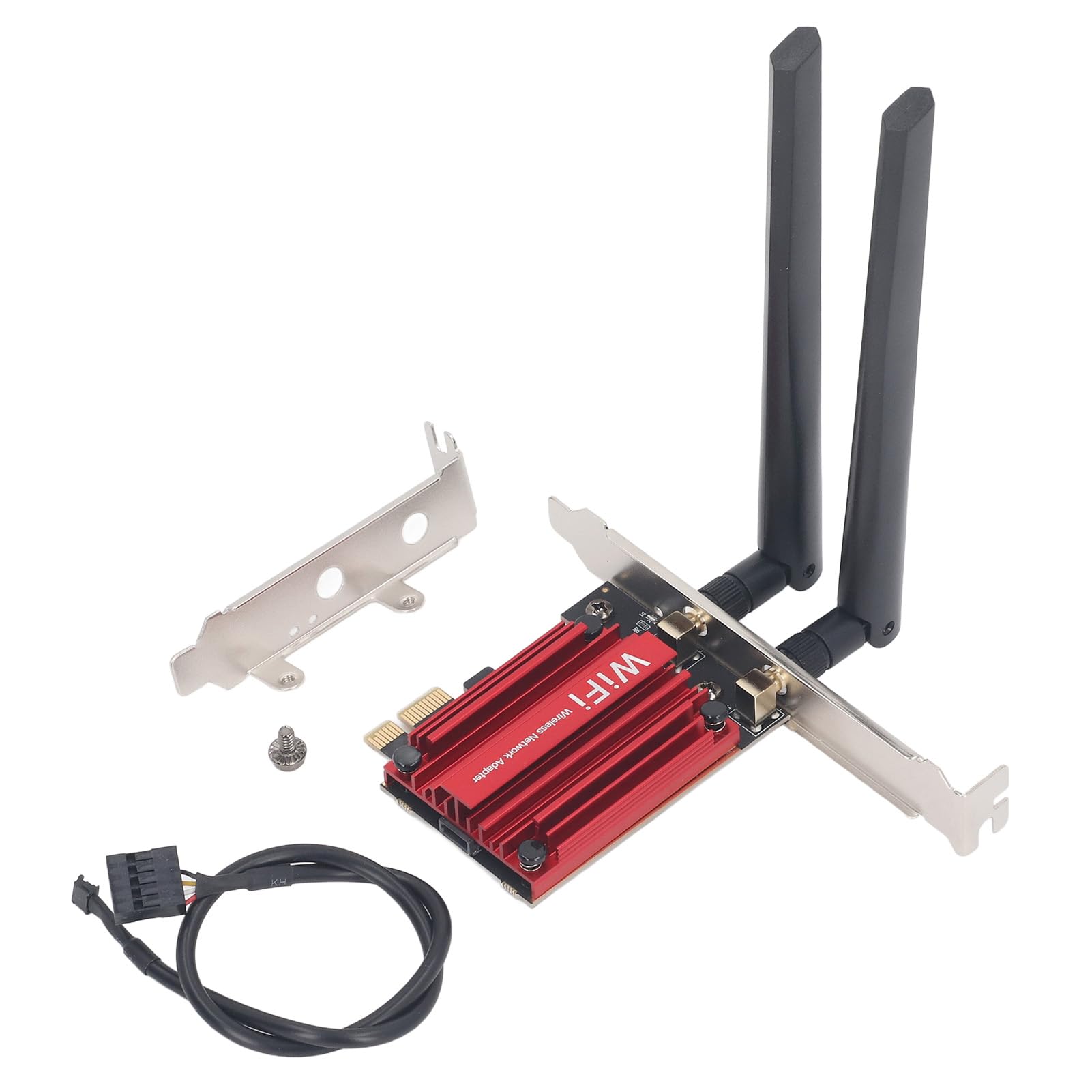 Scheda WiFi WiFi 6 PCIe, Scheda Wireless Dual Band 1800Mbps con Bluetooth 5.2, Sicurezza WPA3, Adattatore Wireless 802.11AX, per 11, 10 (64 bit)