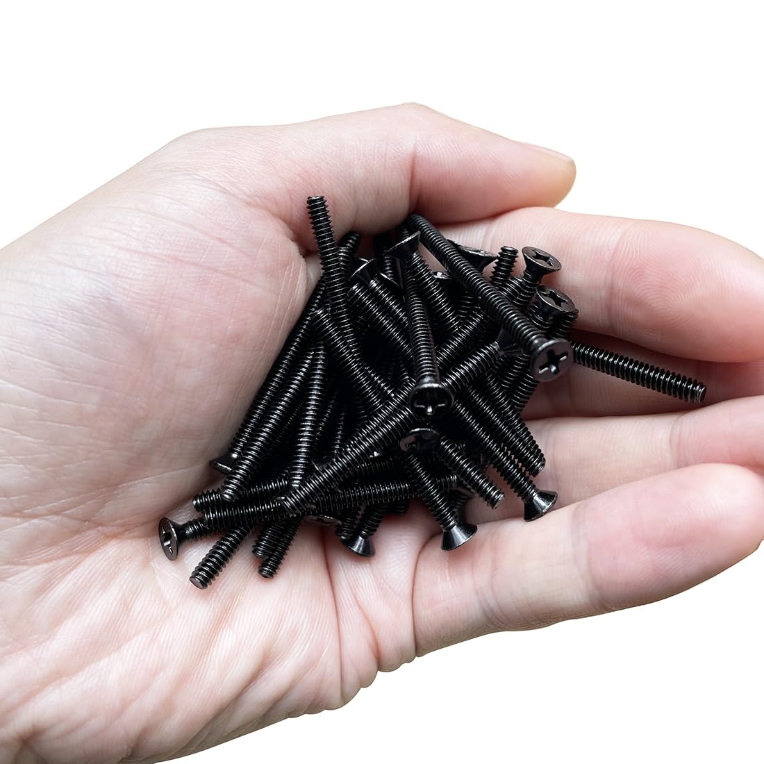 Snapklik.com : Adiyer Extra Long Black Outlet Screws 40pcs 6-32 X 1-3/4 ...