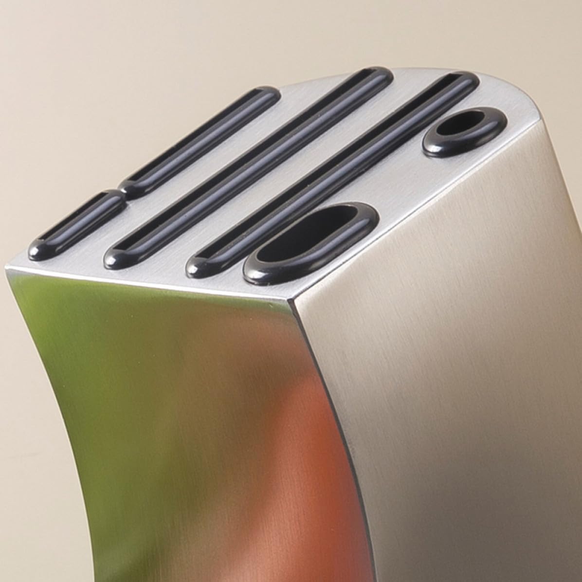 SOLUSTRE Soporte para Cuchillos de Acero Inoxidable Estante de Almacenamiento y Base Antideslizante para Cocina y Restaurante, Protección para Encimeras