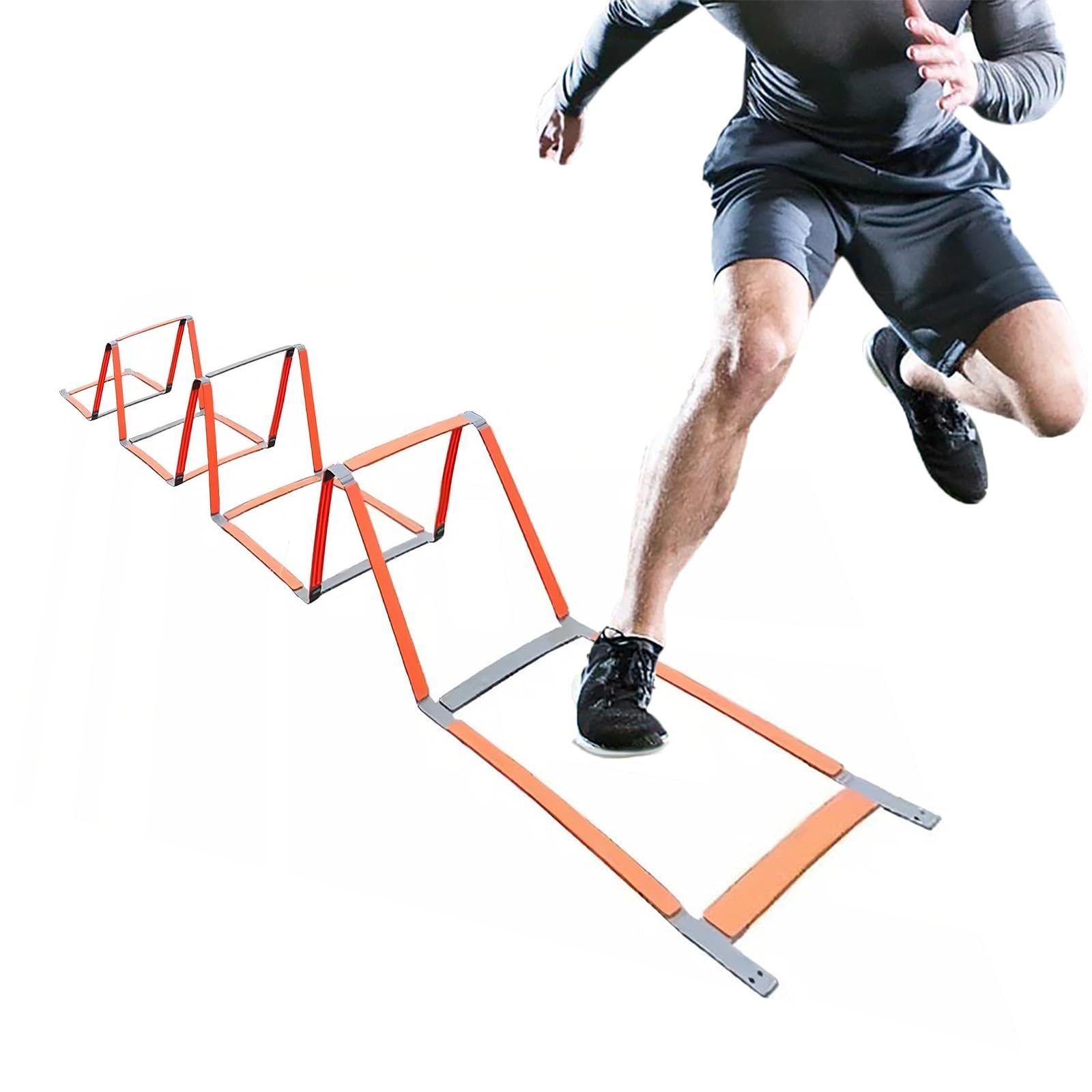 Agility-Trainingsleiter für Fußarbeit und athletisches Training, leicht und einfach zu montieren, ideal für alle Altersgruppen, perfekt für Fußball-, Basketball- und Fußballübungen