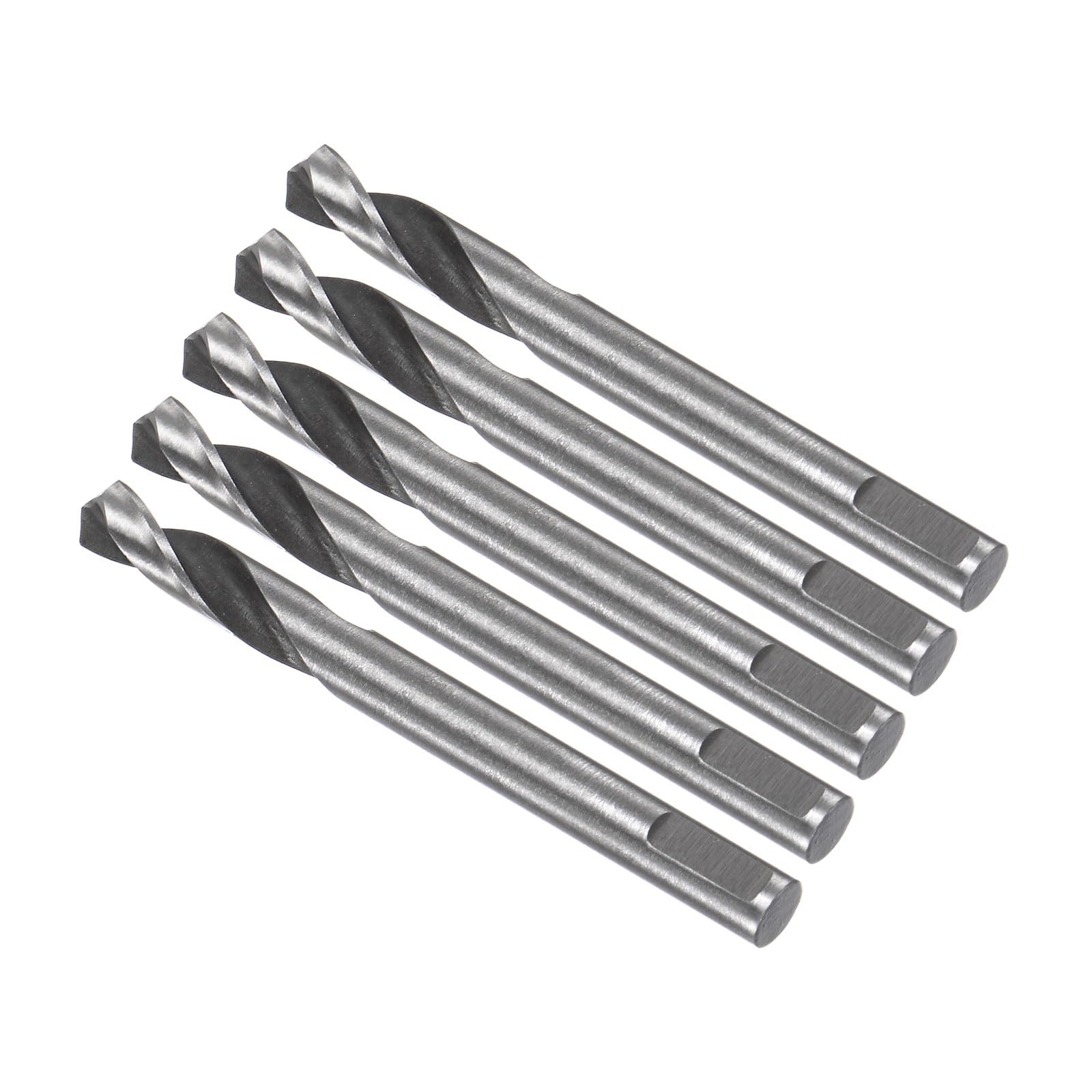 CoCud High Speed Steel Twist Drill Bits, 5mm Diameter 55mm Length, Straight Twist Jobber Drill Bit
