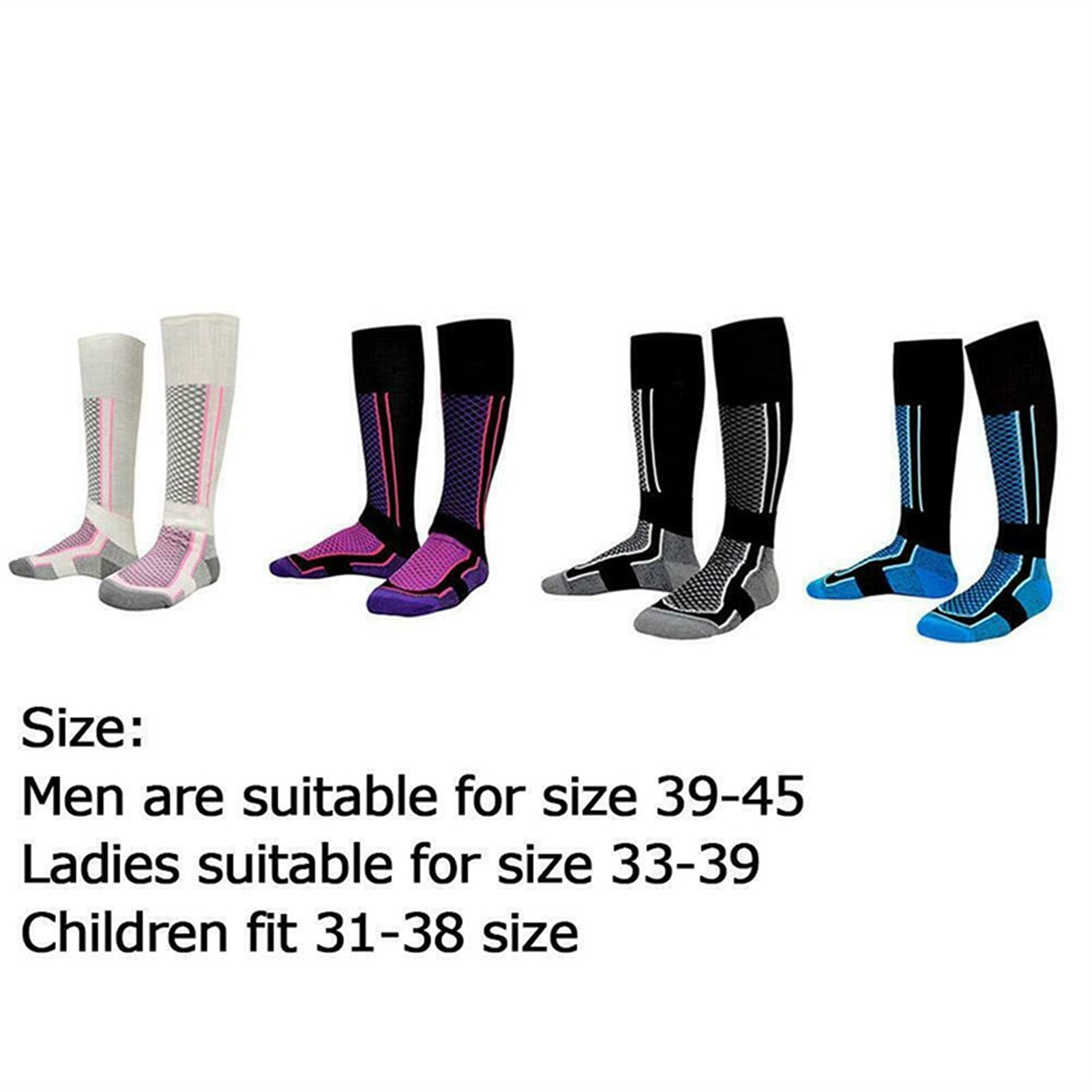 Chaussettes for skieurs chaussettes de ski thermique for cyclisme en plein air escalade randonnée camping snowboard hommes / femmes chaussettes chaudes chaussettes hommes chaussettes chaussettes de cy
