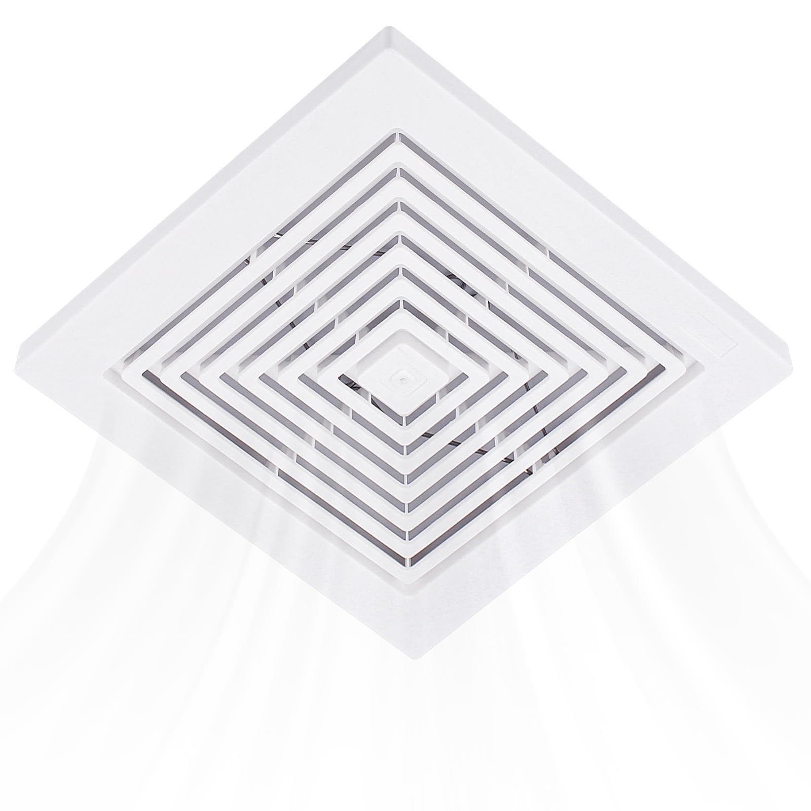 97011723 Bathroom Exhaust Fan Cover with Spring for Broan-NuTone Exhaust Fan Square Ceiling or Wall-Mount BP46 Grille for NuTone 663 670 671 675 688 689 Ventilation Fan Grille, BP90 Replacement Grille