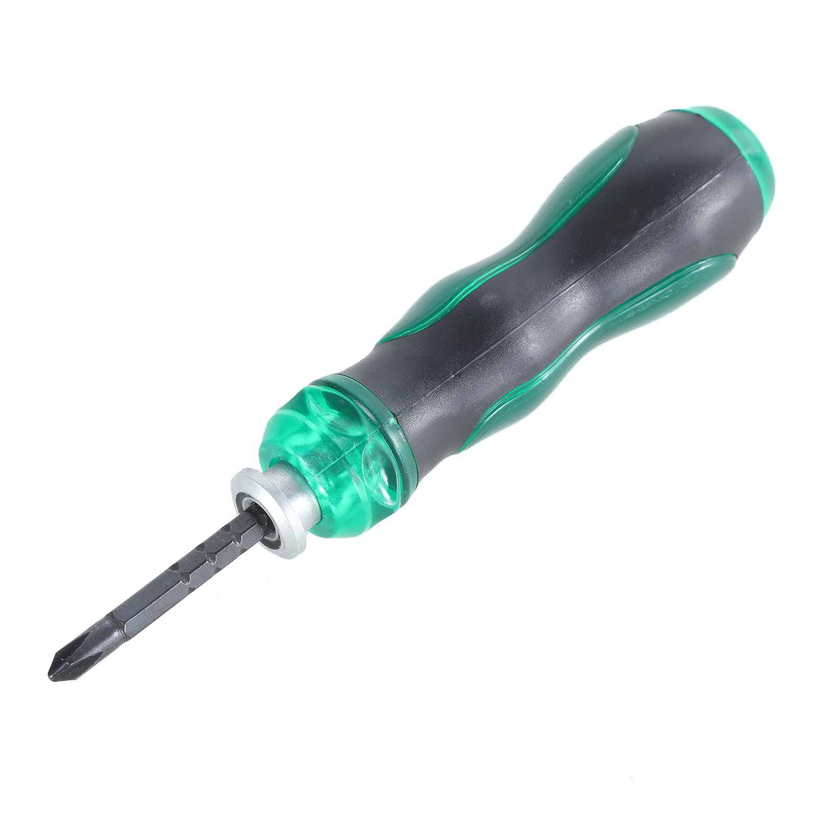 Tsophreniq 5 Inches Telescopic Ratcheting Telescopic Screwdriver Double Purpose Ratcheting Screw Driver Adjustable Rod Length Hand Tool Telescopic Screwdriver