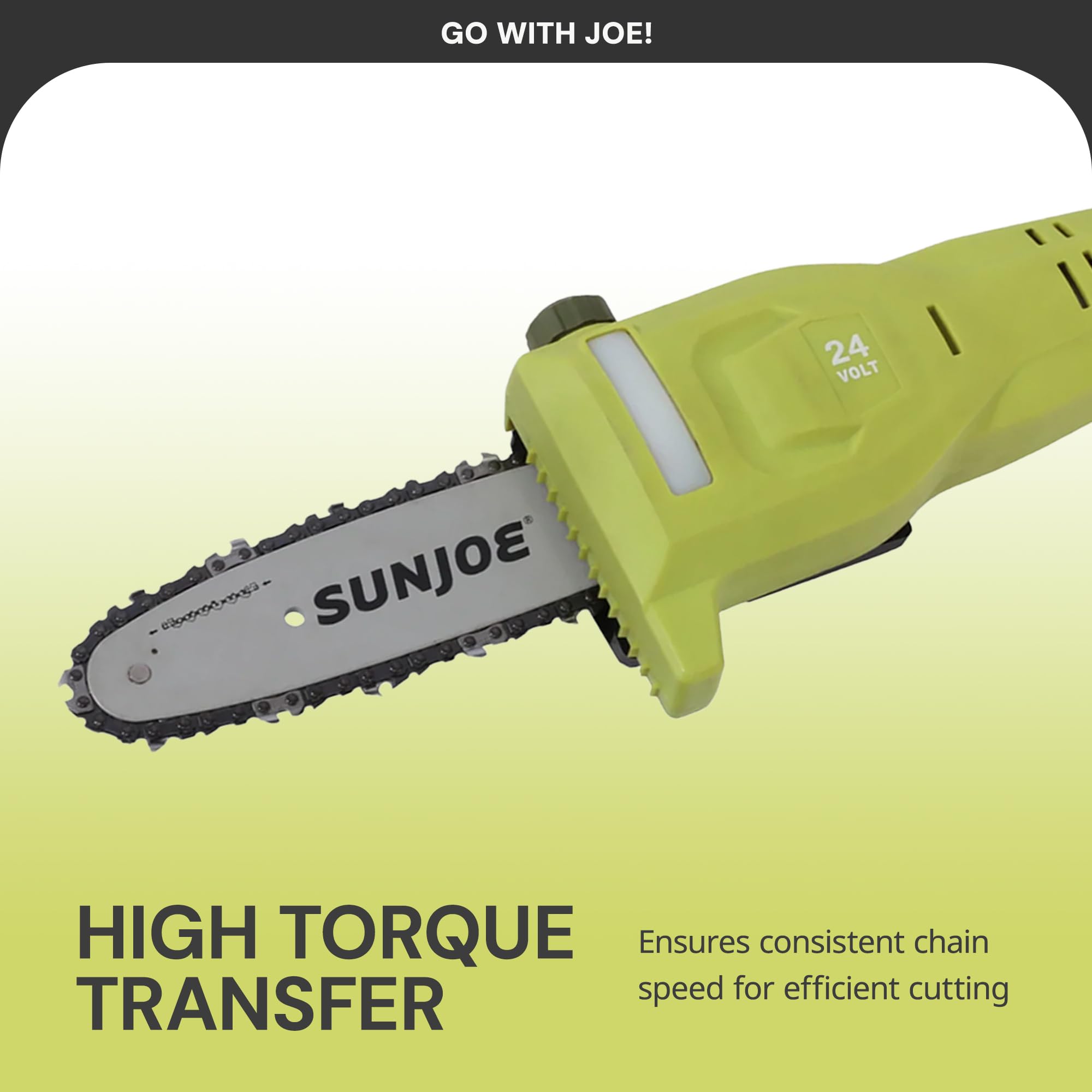 Amazon.com: Sun Joe GTS4001-2C-PSHEAD Replacement Chainsaw Head