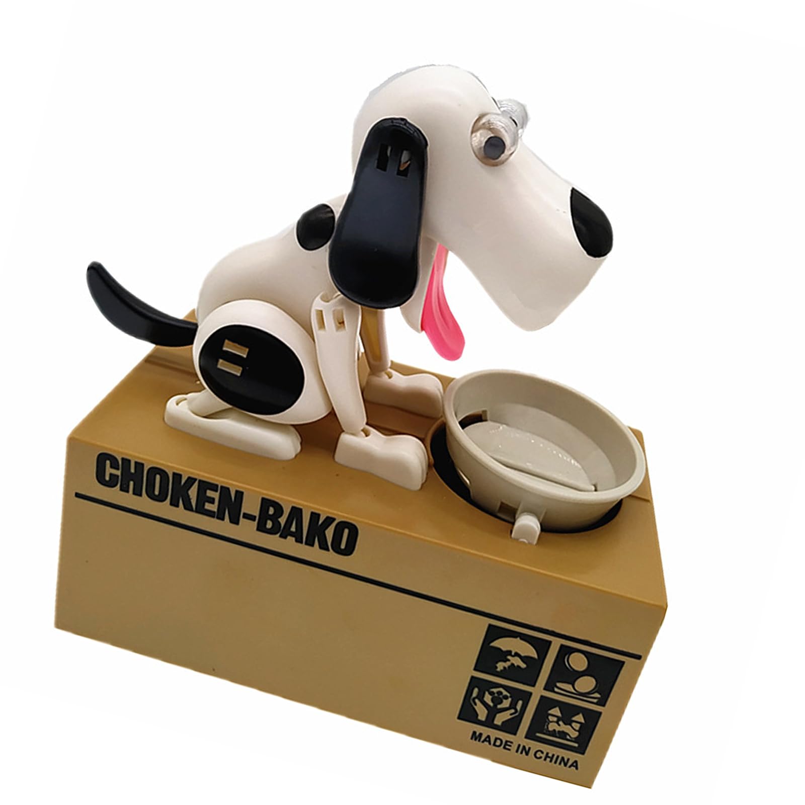 Zbiianxer F Dog Stealing Coin Money Saving Box Electric Automatic Piggy Banks Coin Organizers Or Amily Use Birthday Gift Dog Steal Money Jar