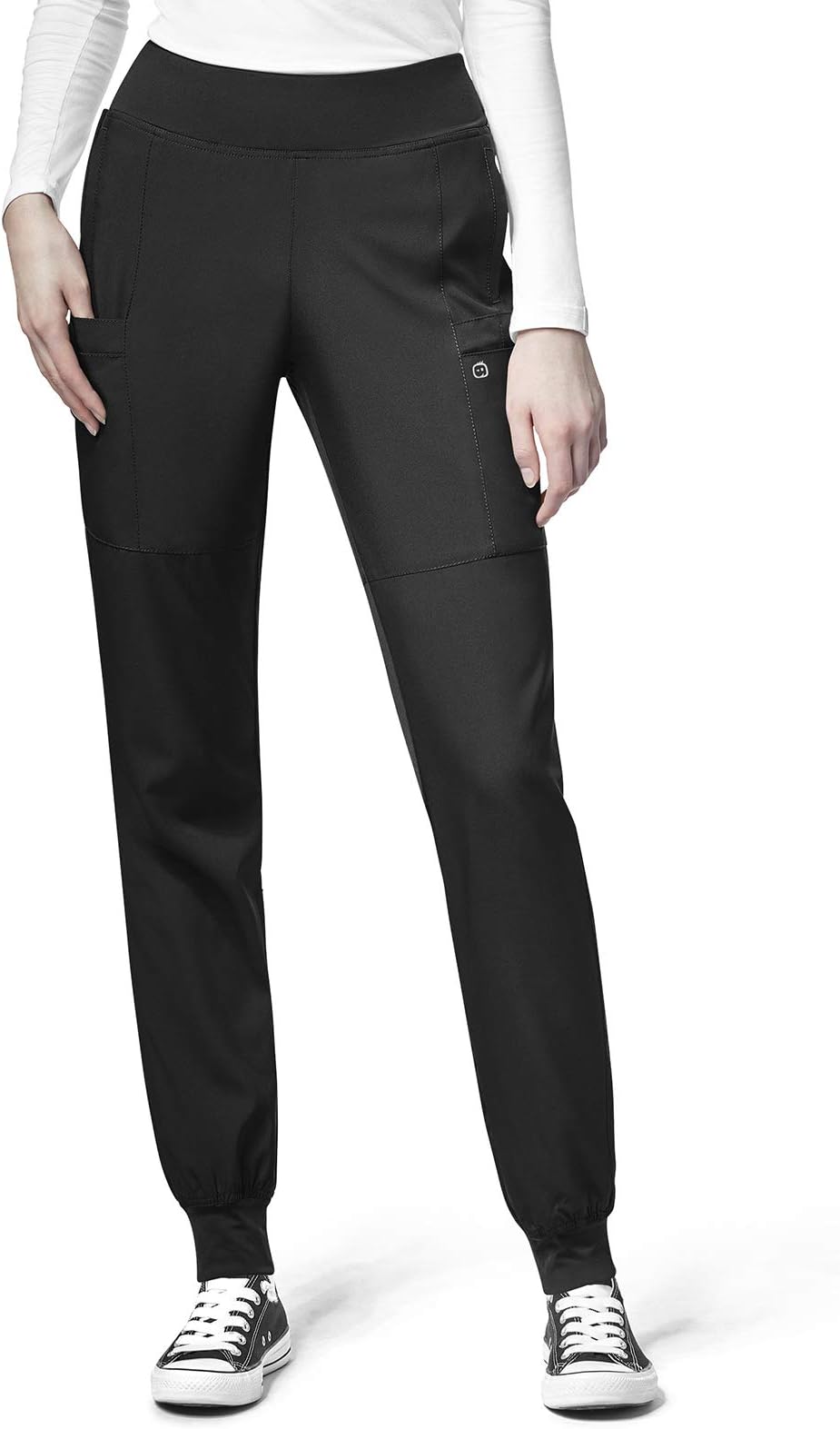 WonderWink womens Women's 5555 Comfort Waist Cargo Jogger Scrub Pant Medical Scrubs Pants (pack of 1)