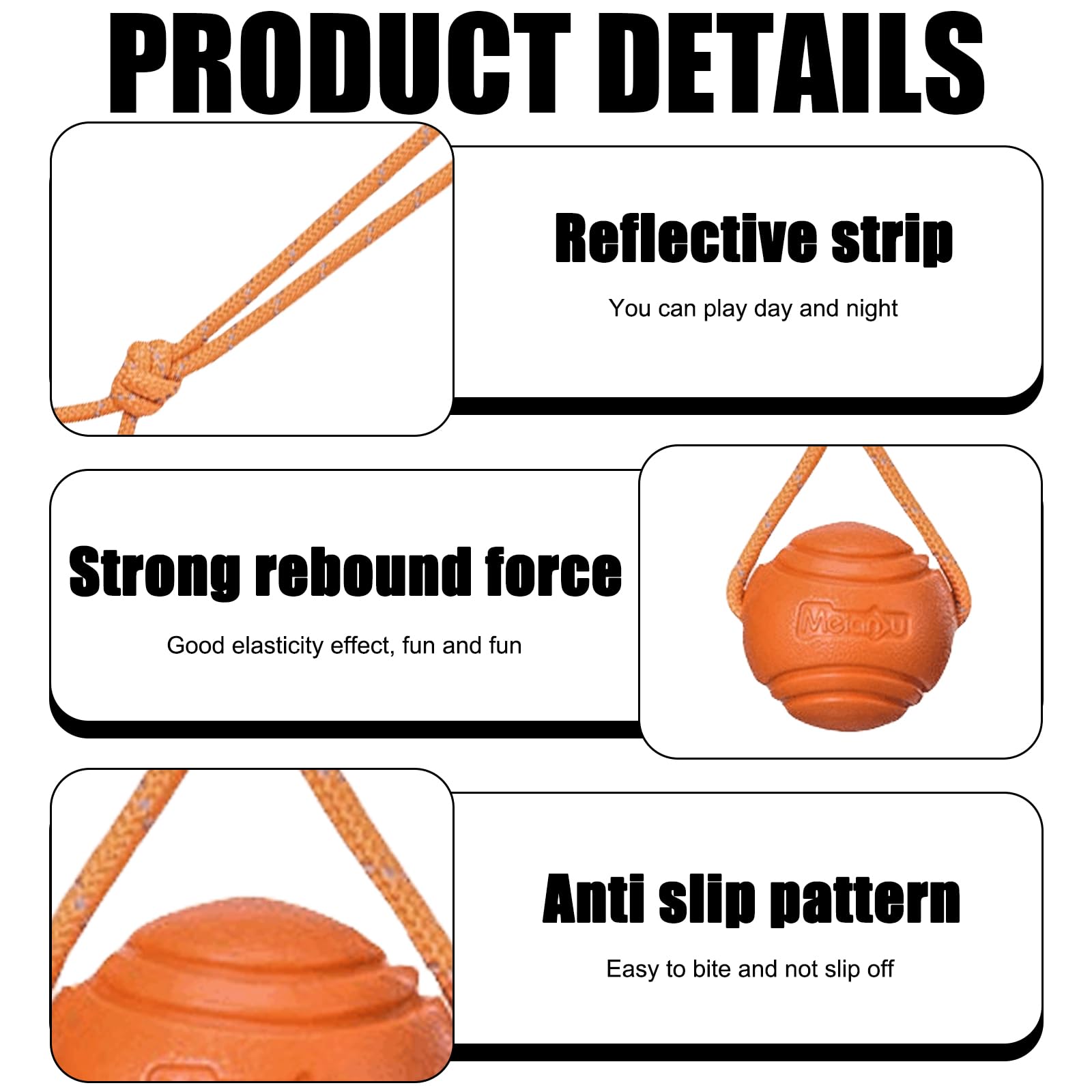 Anello Di Gomma Per Cani Karlie Boomer - Grande, Arancione, Con Aroma Di Vaniglia, Galleggiante - Foto 8