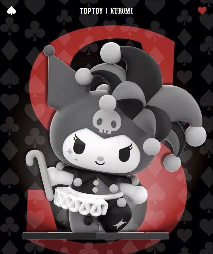 その他 KUROMI Poker Kingdom JOKER SECRET TOP TOY Miniatures Sanrio Kuromi Poker Kingdom Joker Mini