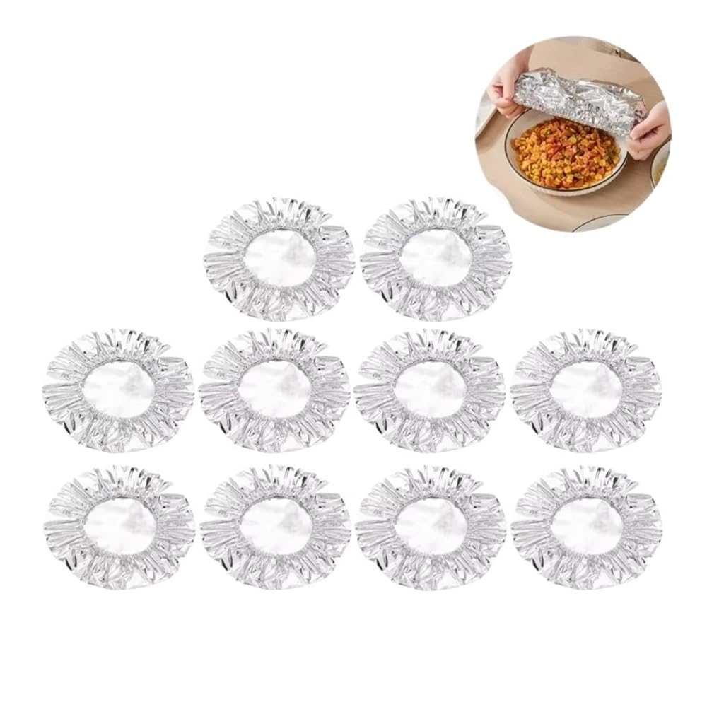 100Pcs Reusable Heat Retaining Wraps for Bowls Plates Pots Food Containers