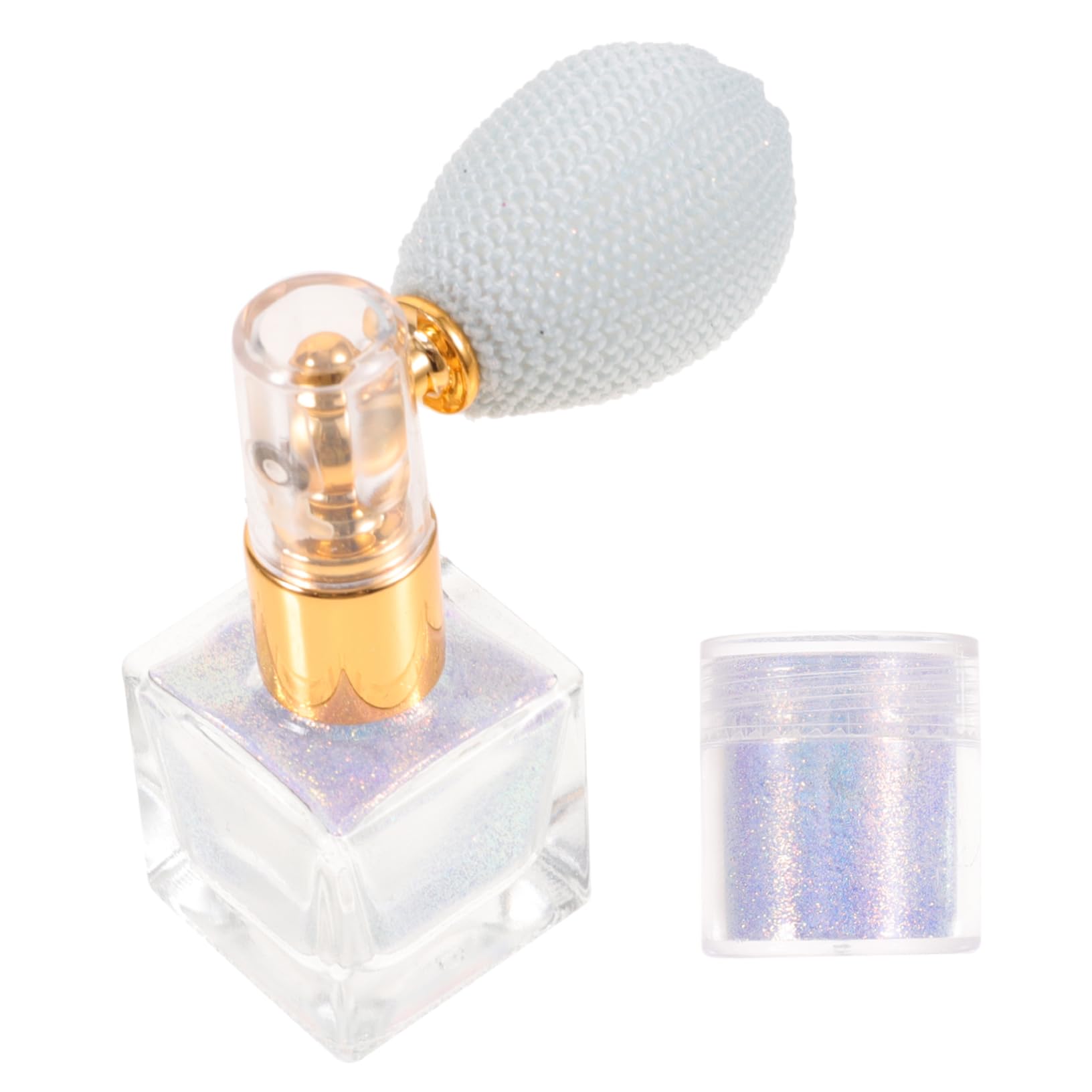 Ipetboom Professional Makeup Glitter Spray Hair Highlighter Loose Spray Iridescent Easy One-Handed Application