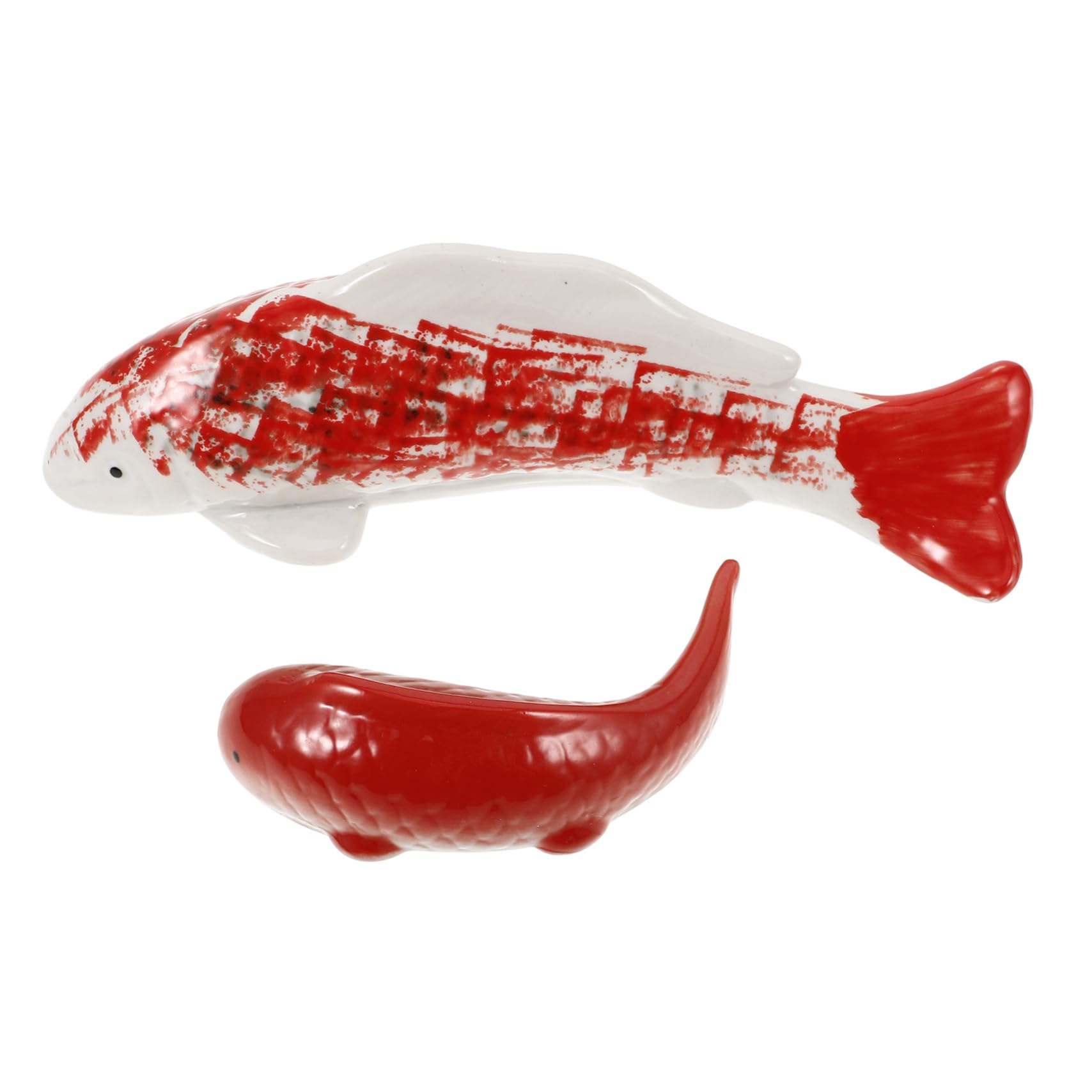 BESPORTBLE 4 Piezas Adorno De Dorado De Cerámica Estatuilla Decorativa De Pescado Estatuilla De Peces De Acuario Pecera Peces Flotantes Adorno De Peces De Acuario Peces Falsos De Acuario